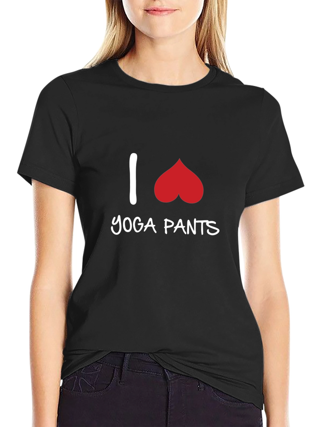 I Love Yoga Pants T-Shirt - Fun Graphic Tee