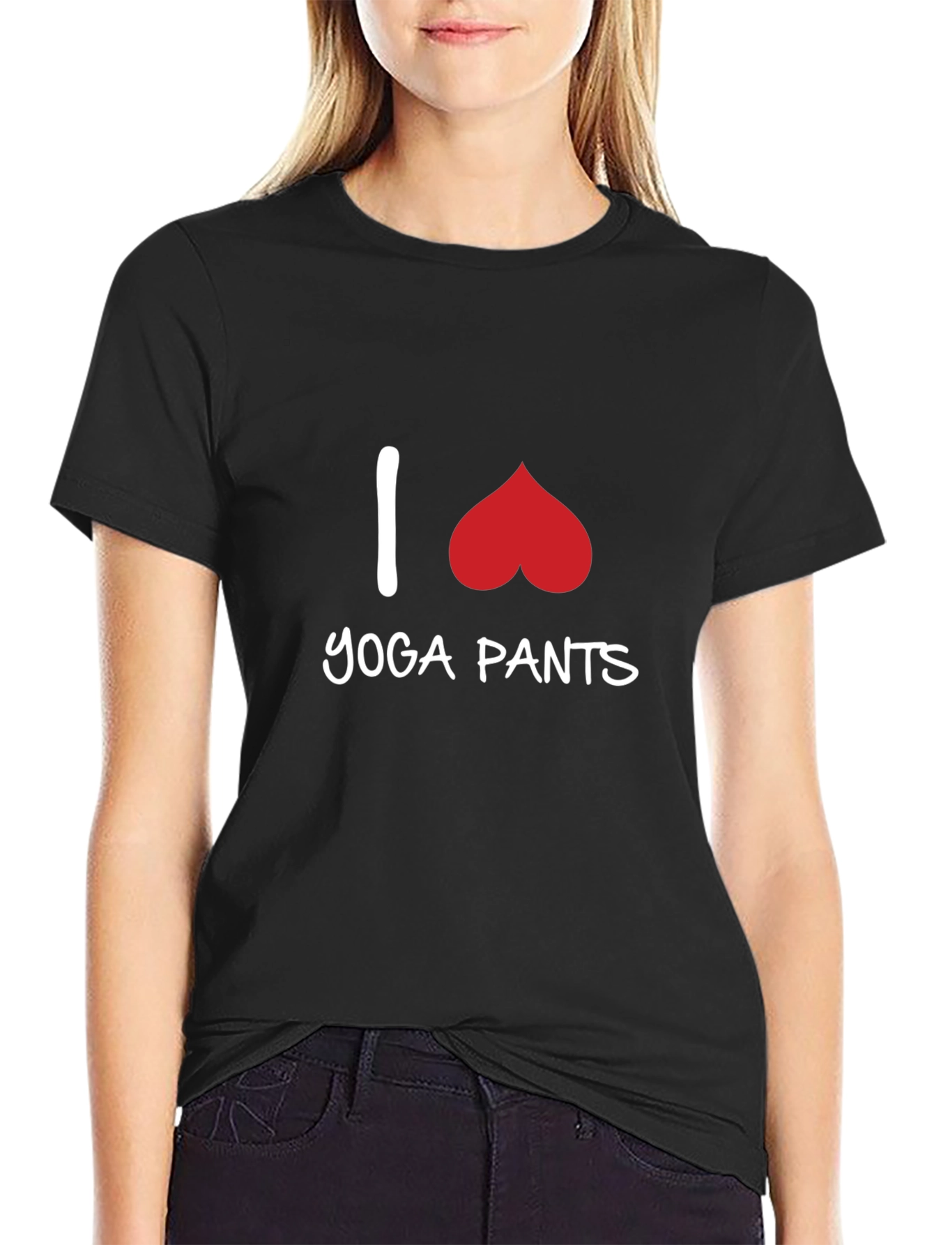 I Love Yoga Pants T-Shirt - Fun Graphic Tee