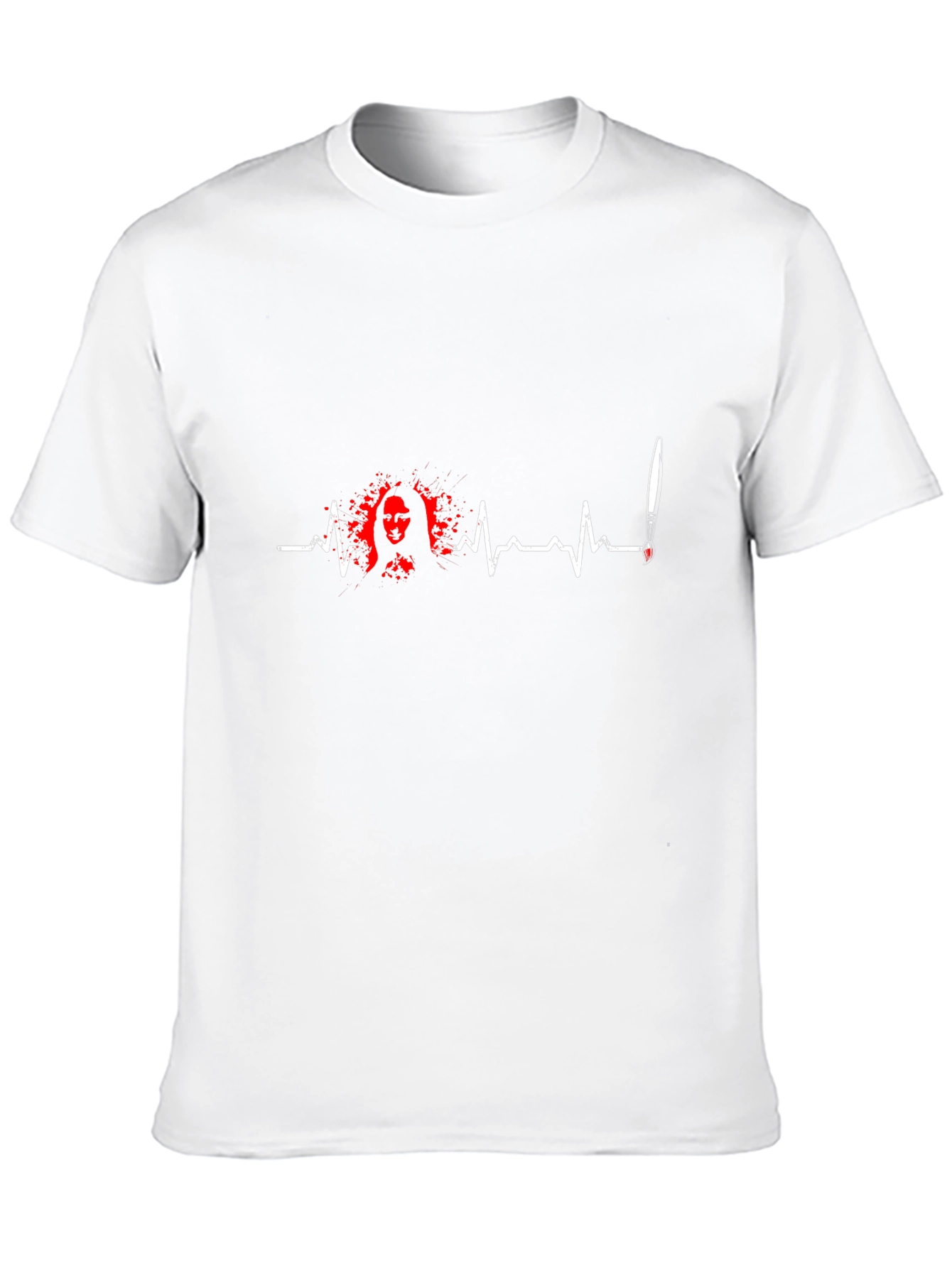 Mona Lisa Heartbeat T-Shirt - Artsy Graphic Tee
