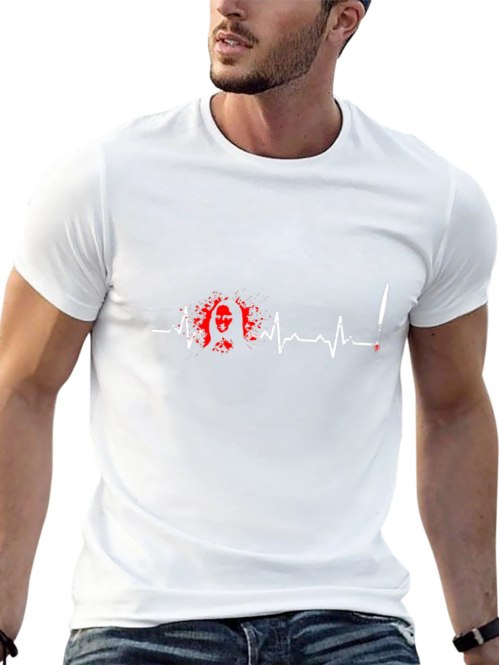 Mona Lisa Heartbeat T-Shirt - Artsy Graphic Tee