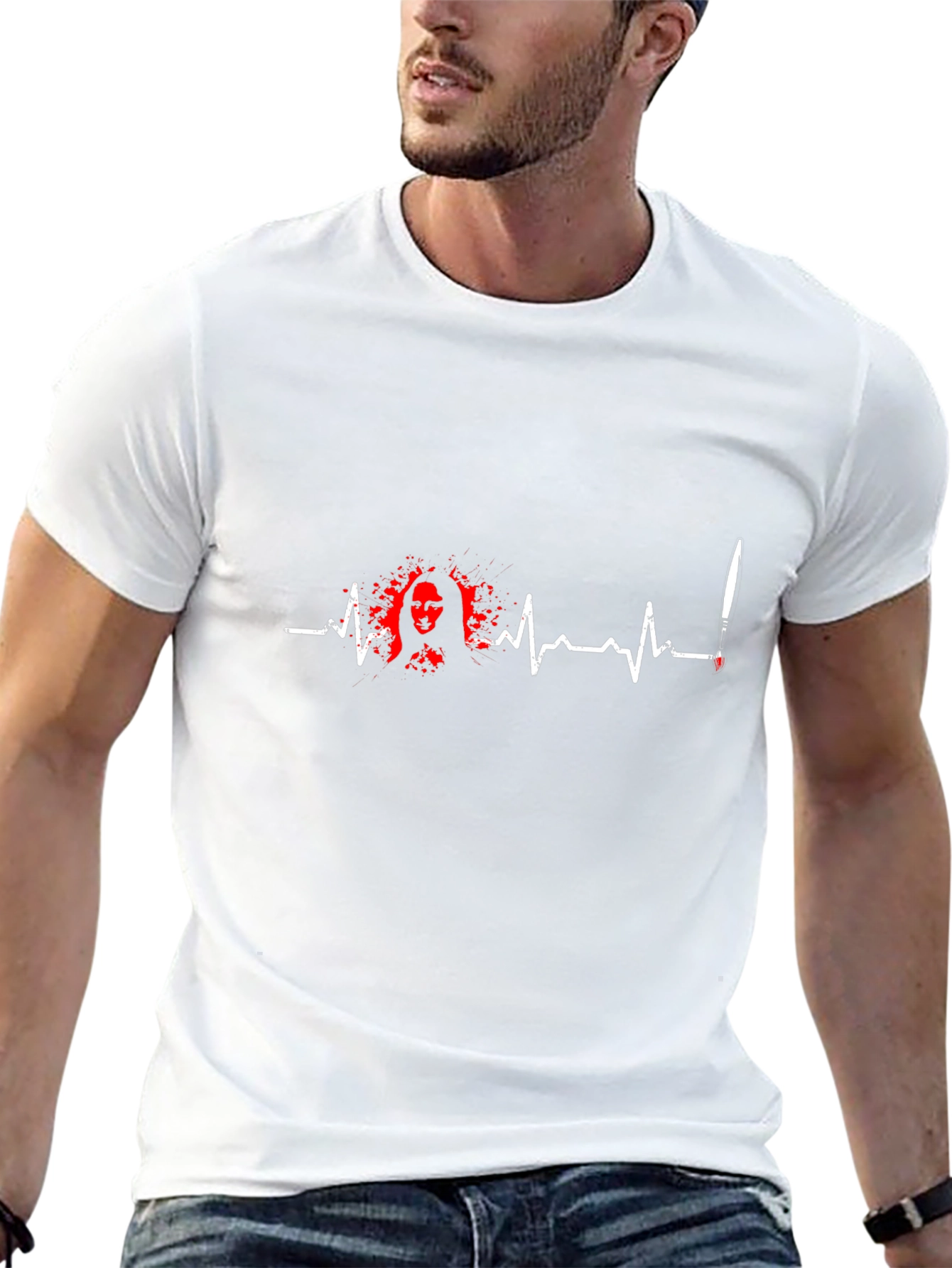Mona Lisa Heartbeat T-Shirt - Artsy Graphic Tee