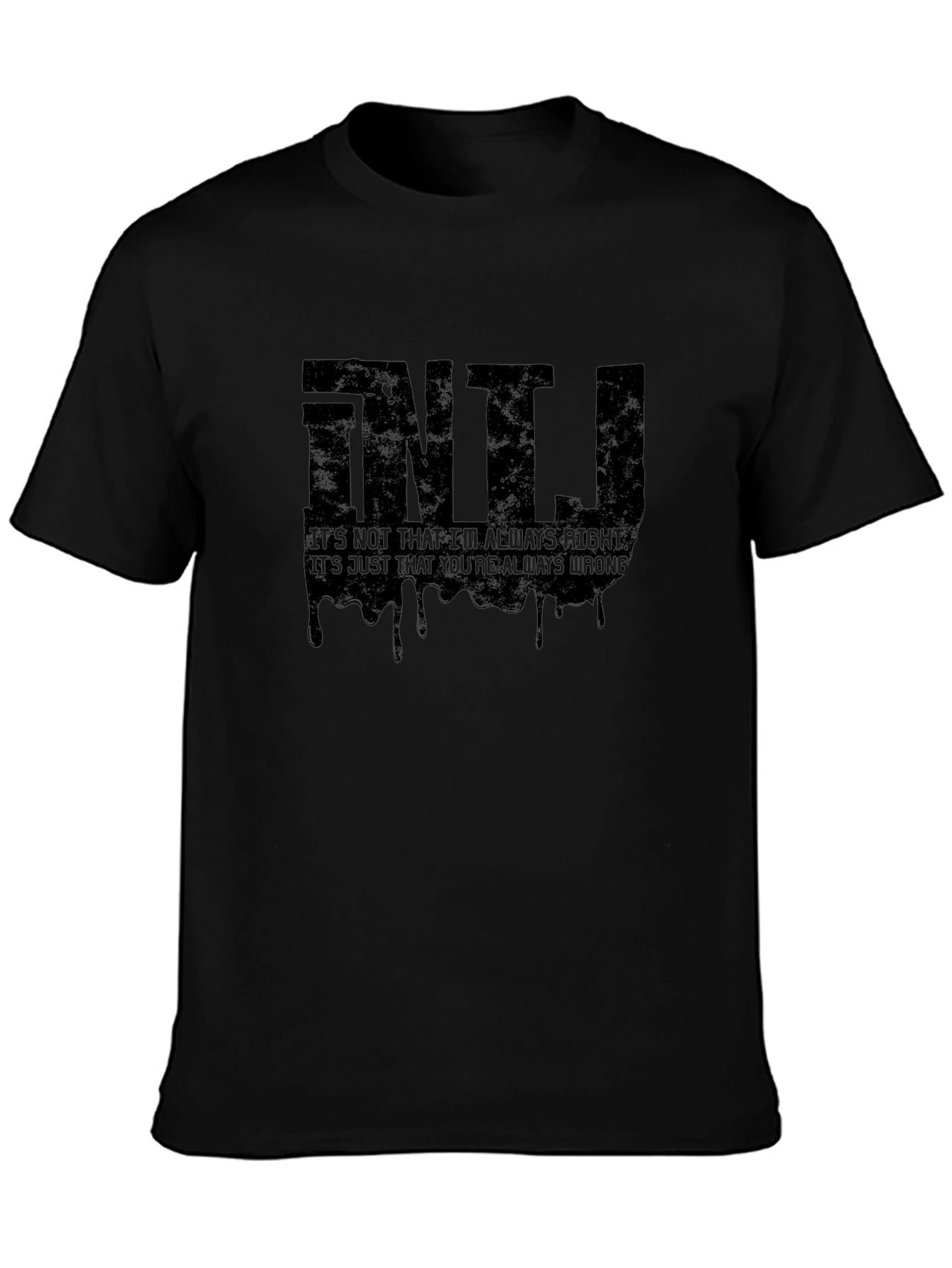 INTJ Always Right T-Shirt - Black