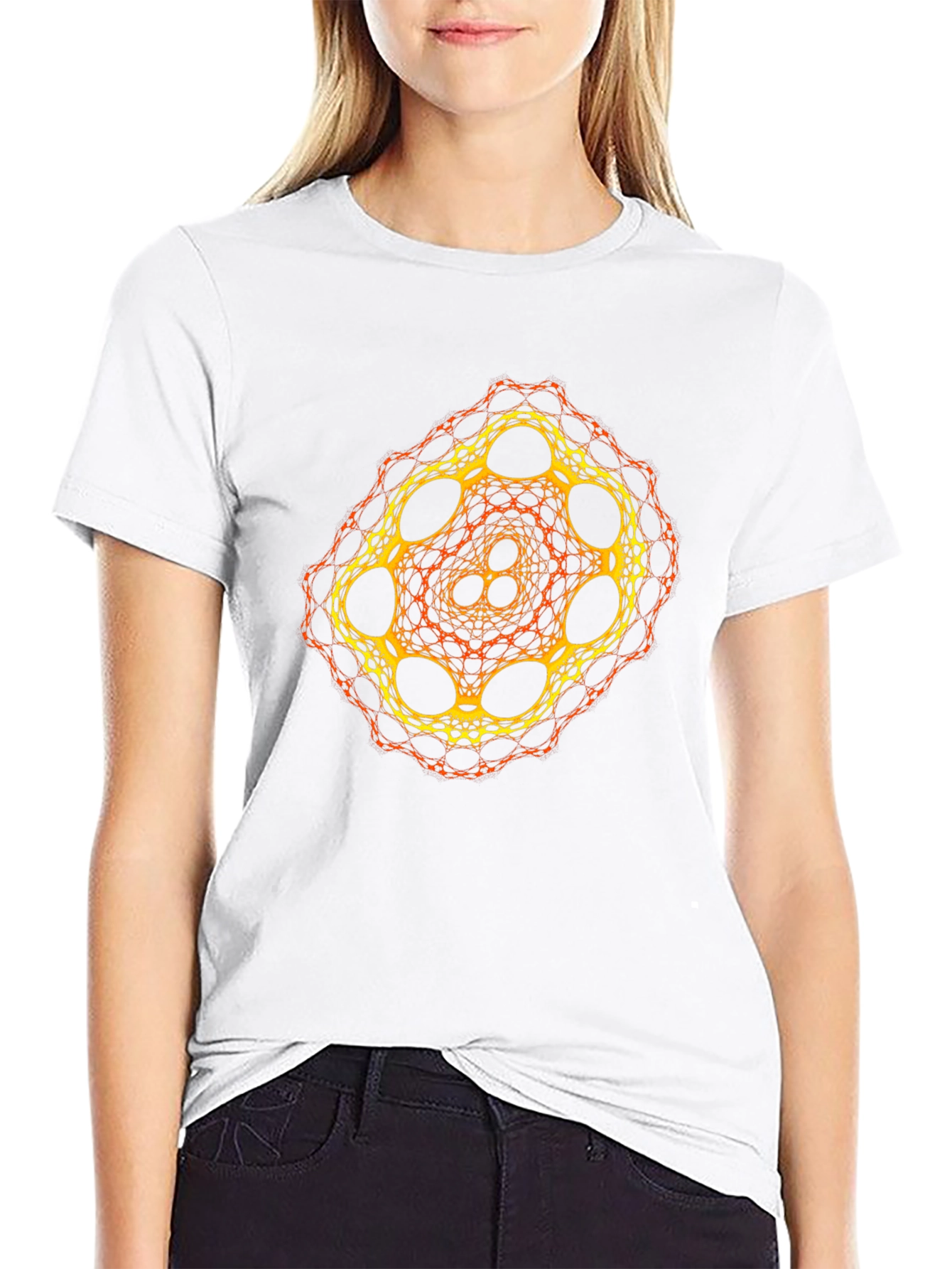 Geometric Fractal Design T-Shirt
