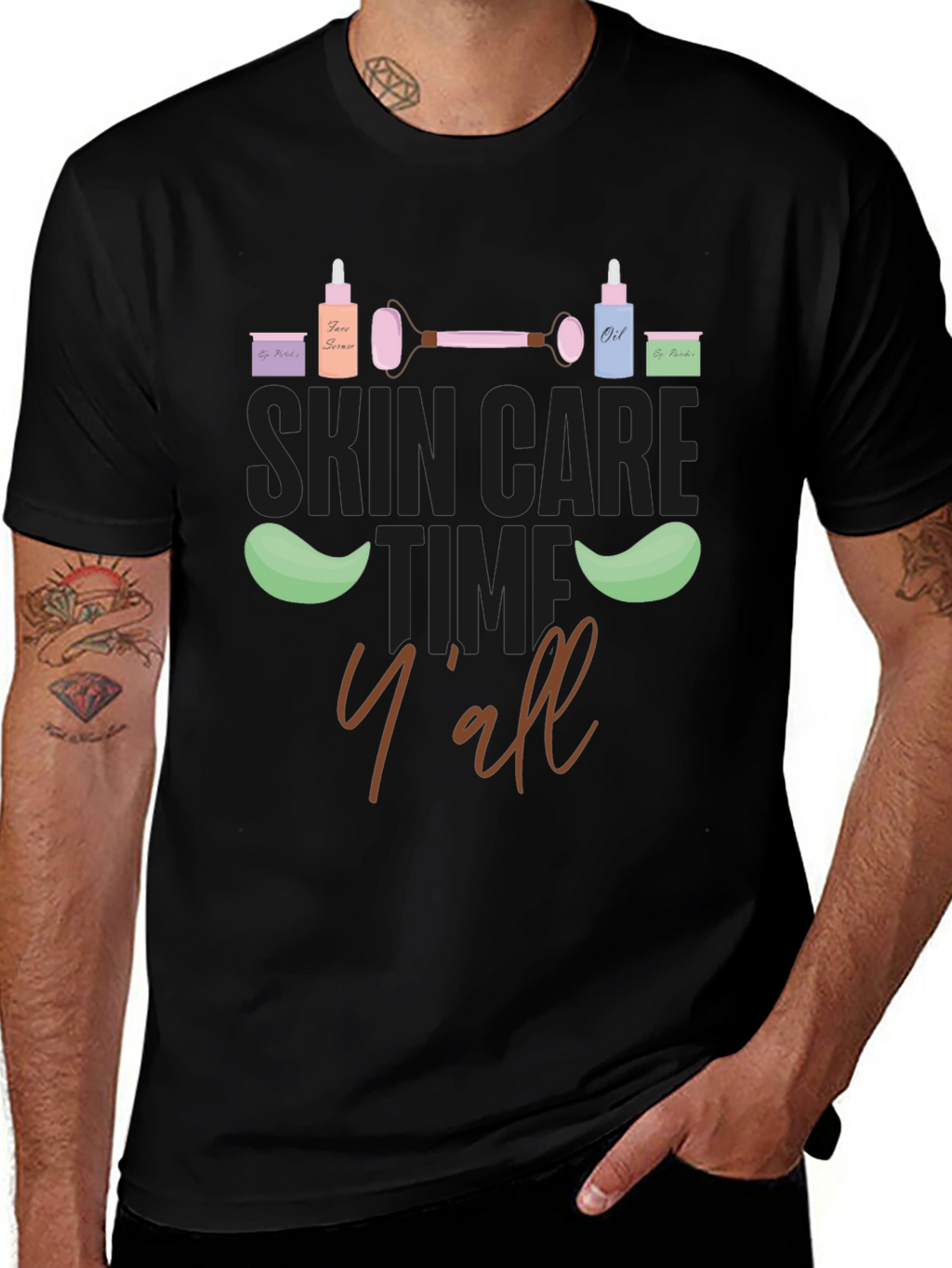 Skin Care Time Yall T-Shirt