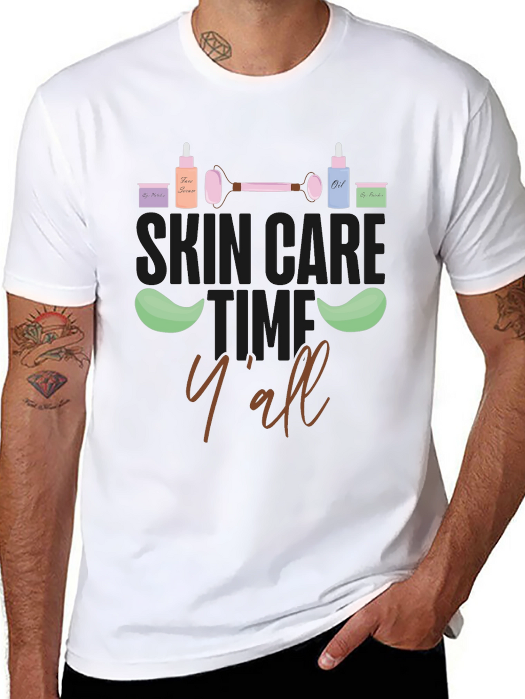 Skin Care Time Yall T-Shirt