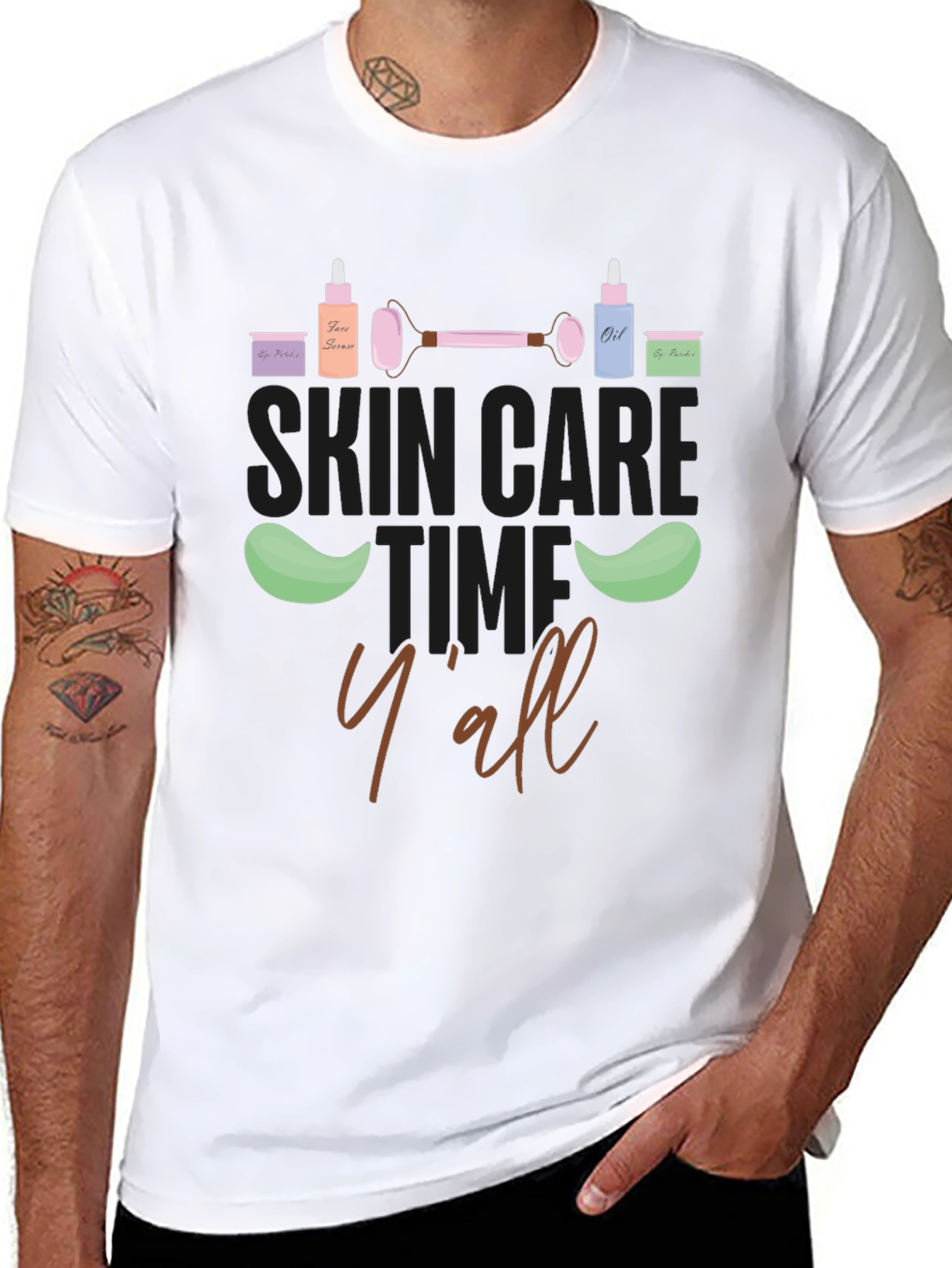 Skin Care Time Yall T-Shirt