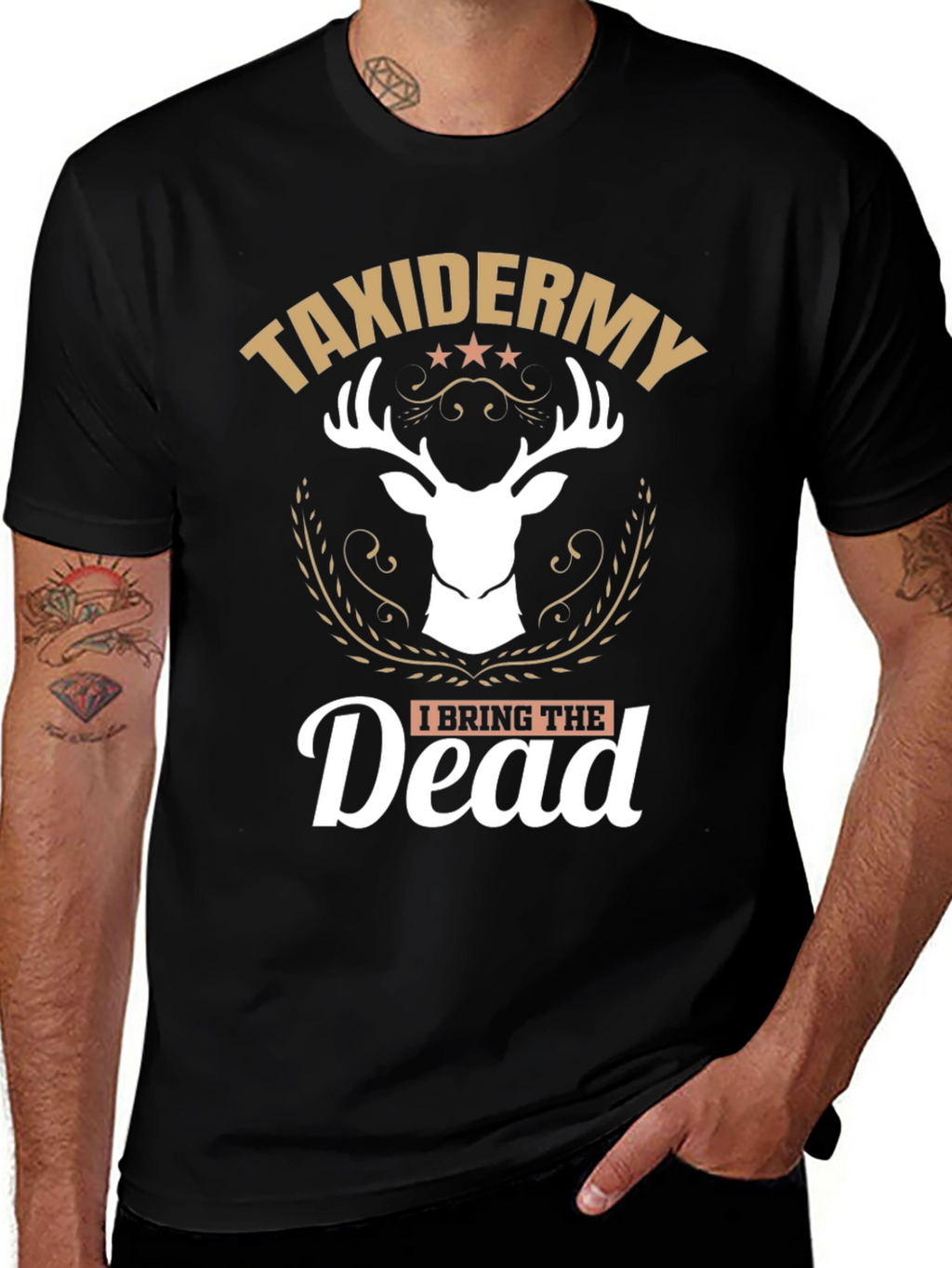 Taxidermy I Bring The Dead Graphic T-Shirt