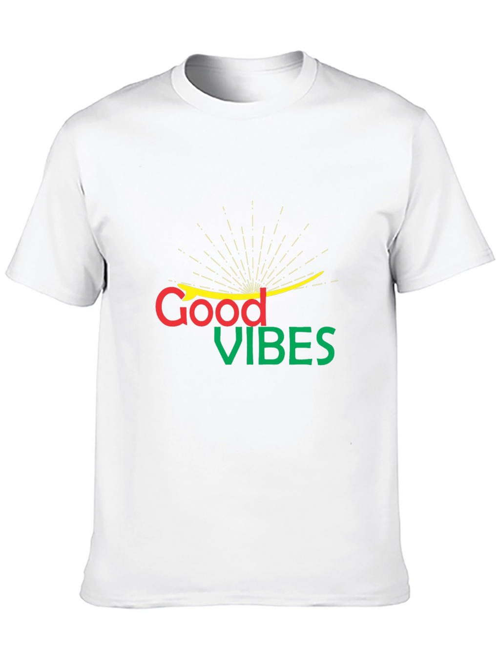 Good Vibes Graphic Black T-Shirt