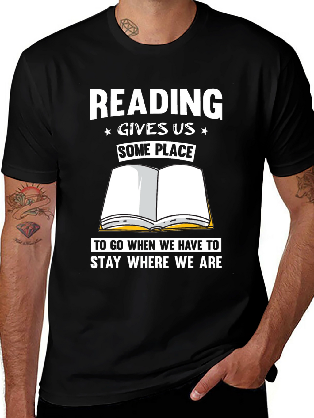 Reading Gives Us Some Place T-Shirt