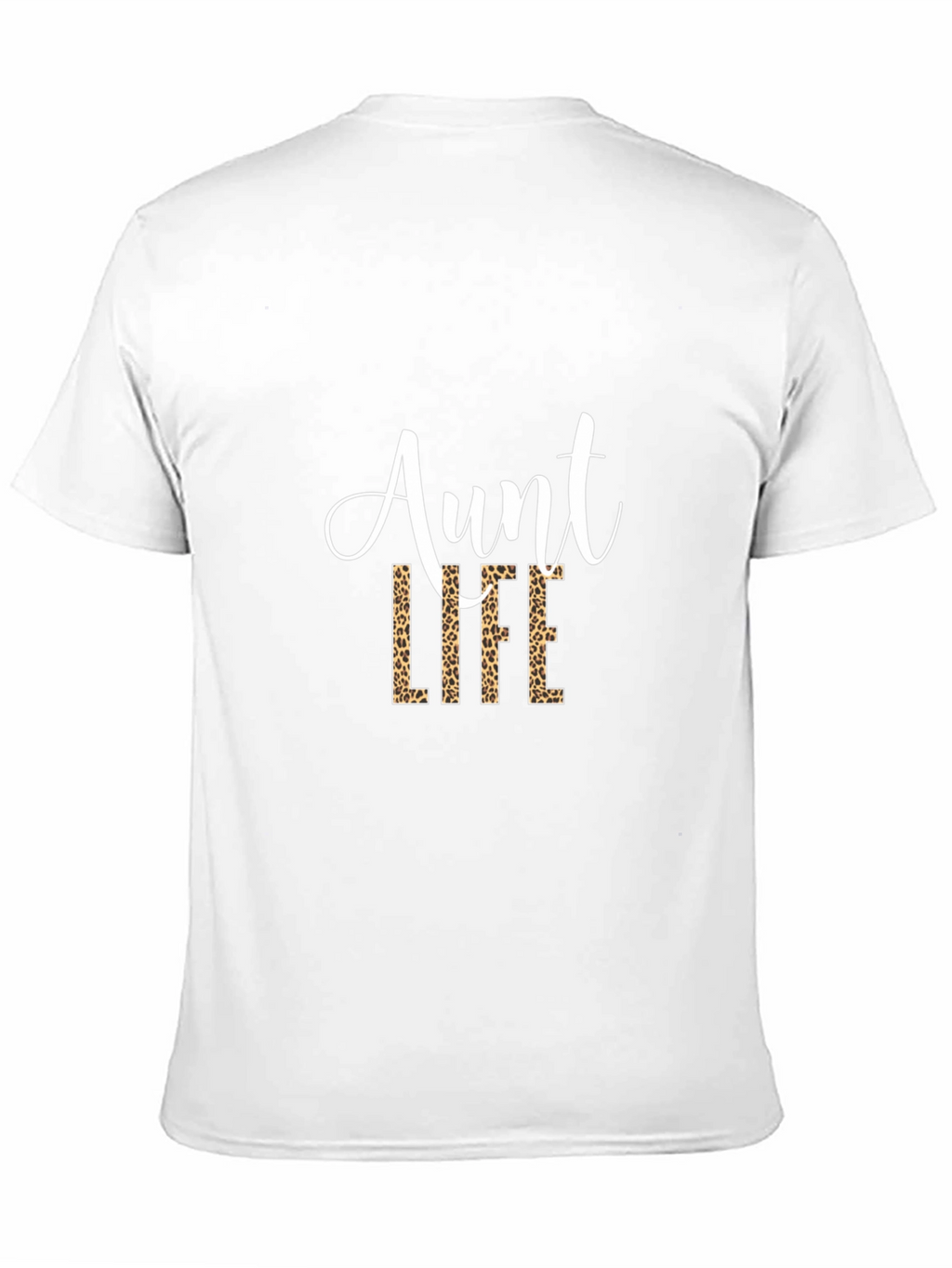 Aunt Life Leopard Print Graphic Tee