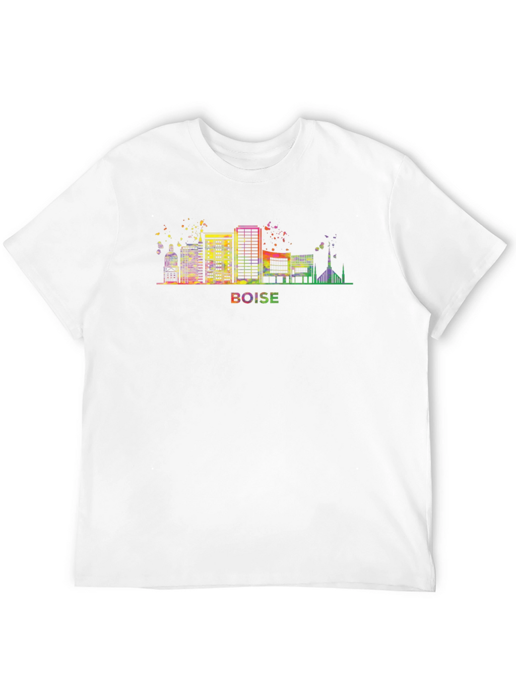 Boise Skyline Graphic Tee - Black T-Shirt