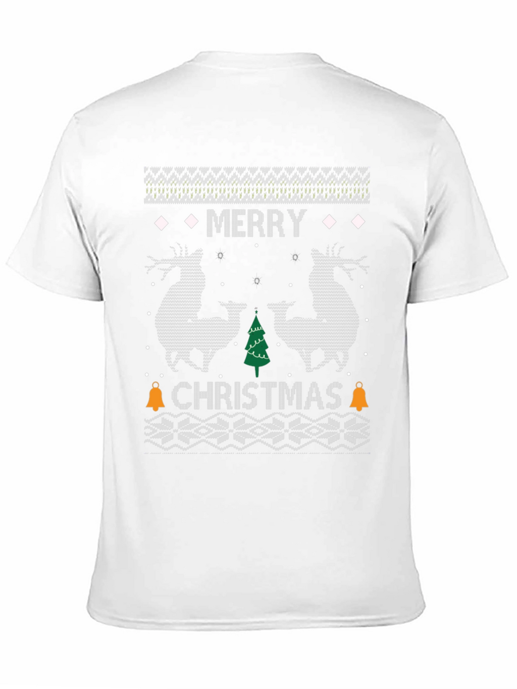 Merry Christmas Reindeer Graphic T-Shirt