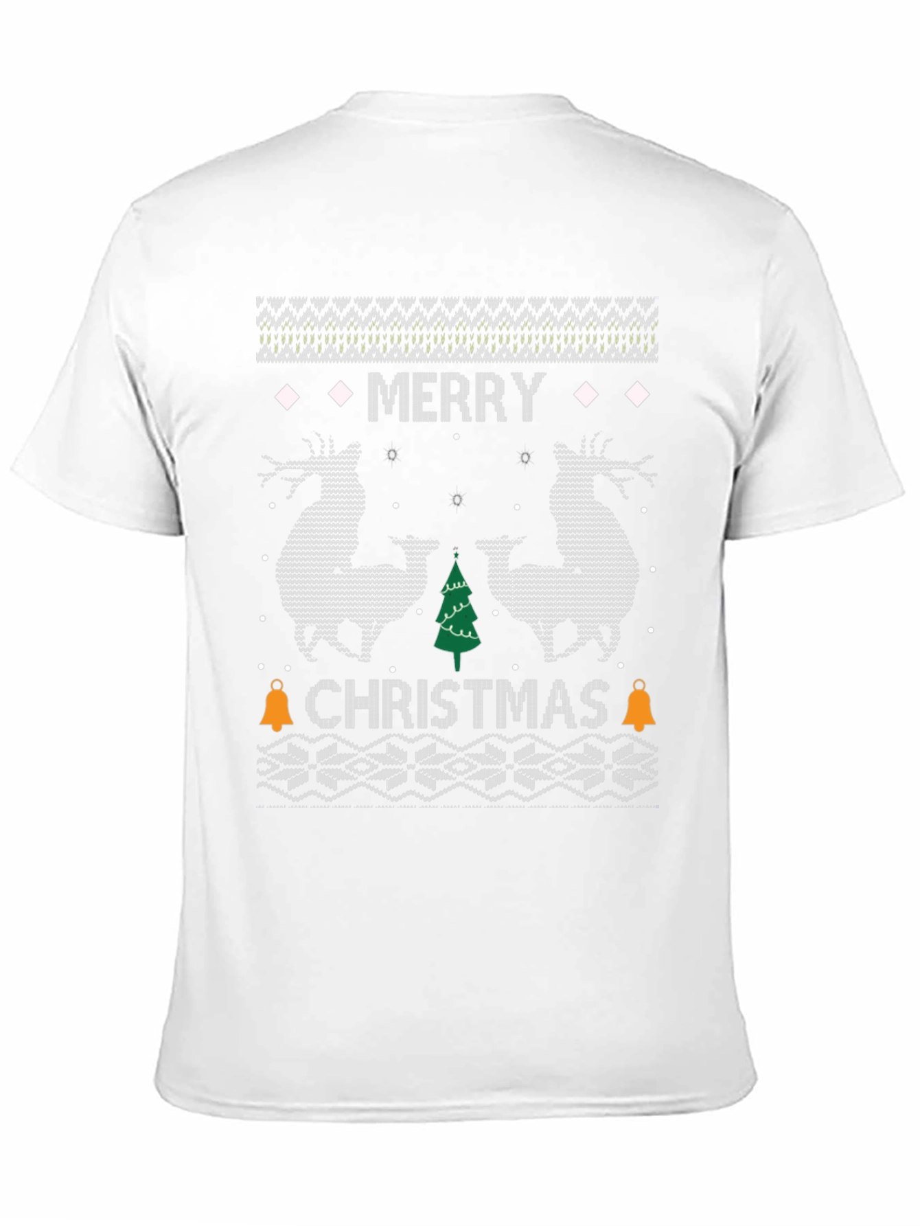 Merry Christmas Reindeer Graphic T-Shirt
