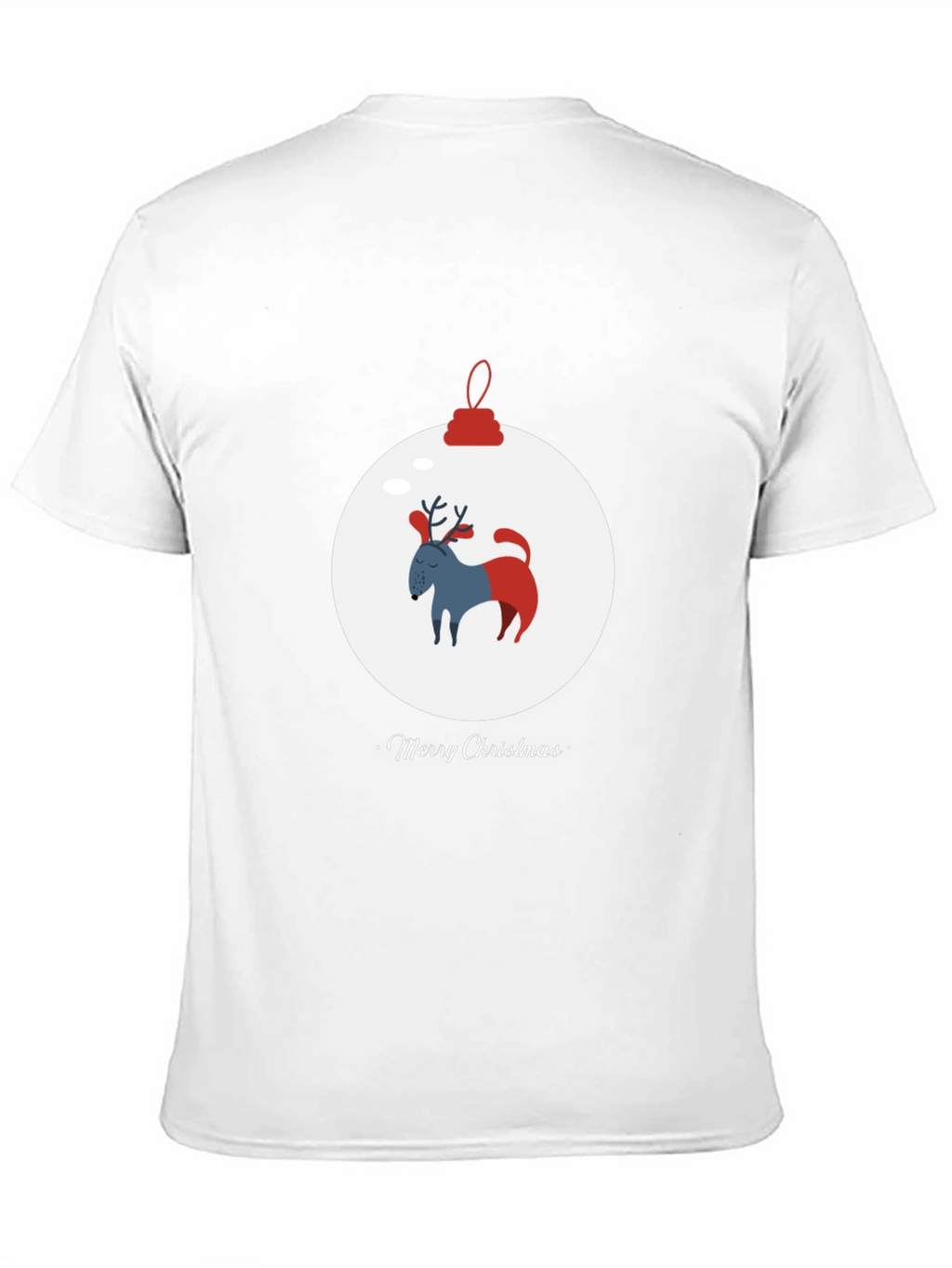 Merry Christmas Dog Ornament Tee