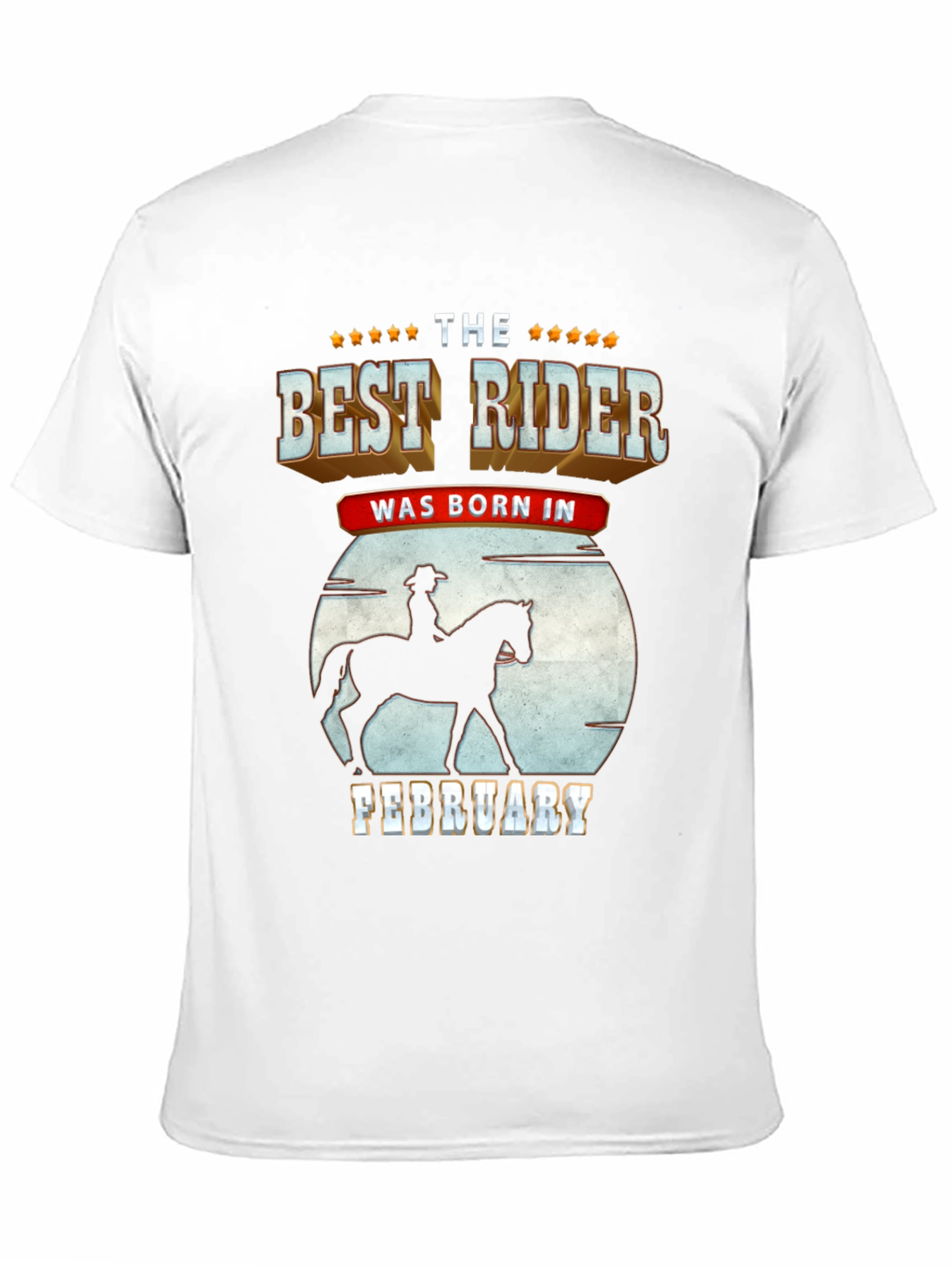 Best Rider Born In February - Graphic T-Shirt