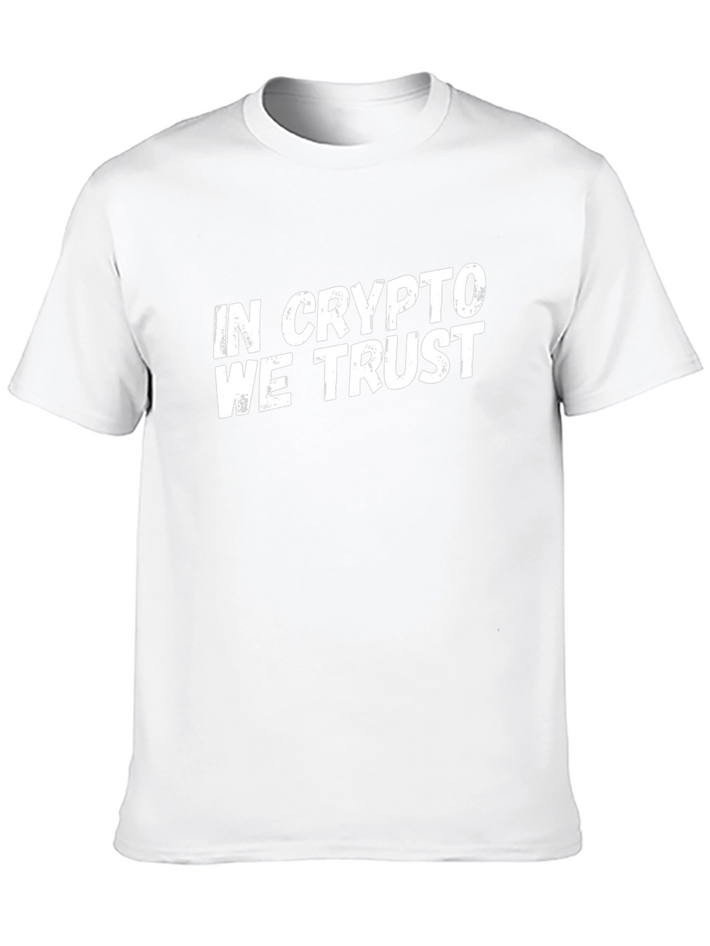 In Crypto We Trust Black Graphic Tee