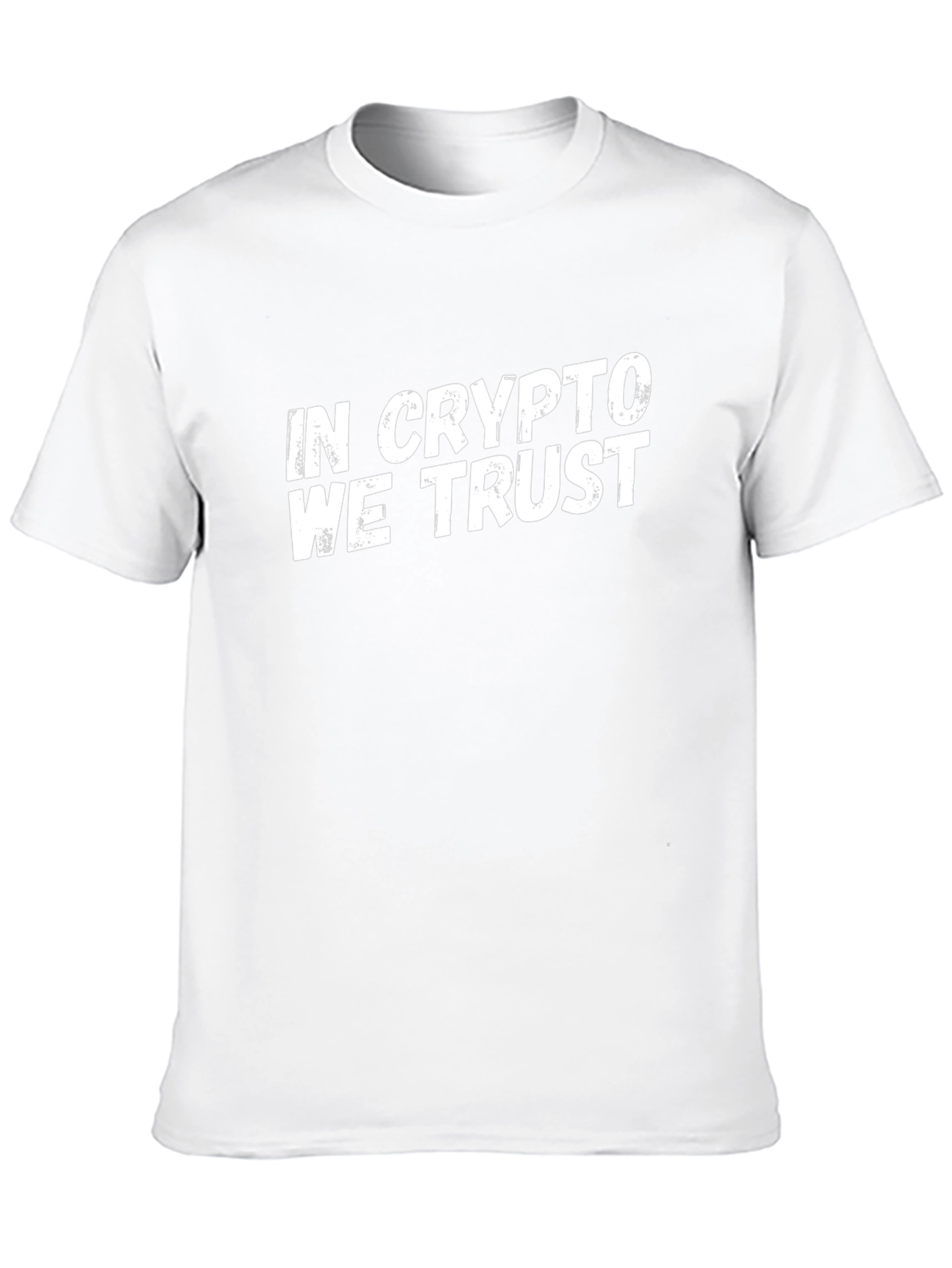 In Crypto We Trust Black Graphic Tee
