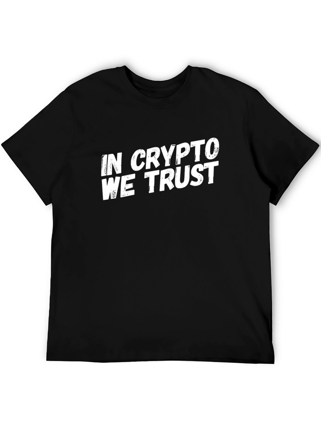 In Crypto We Trust Black Graphic Tee