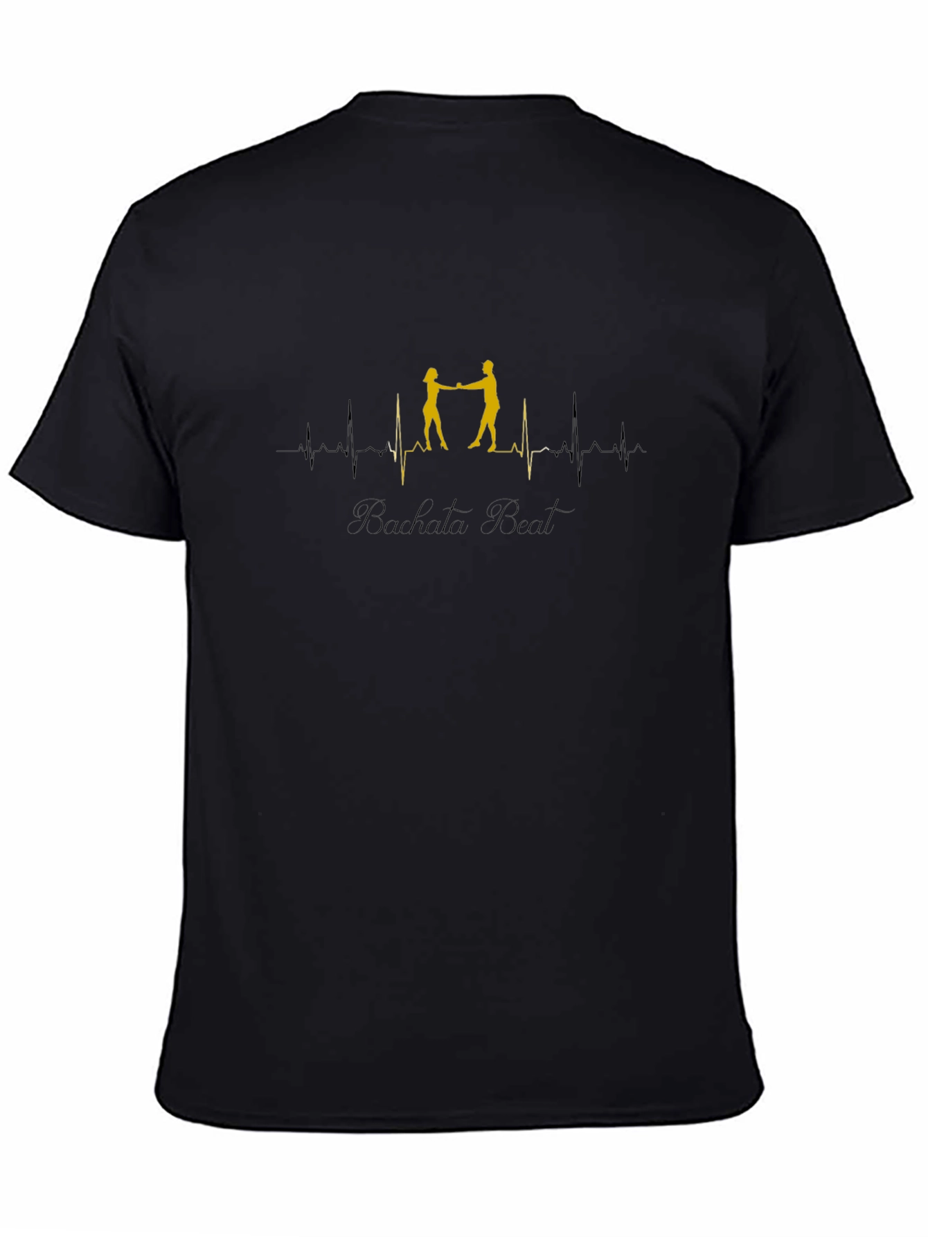 Bachata Beat T-Shirt: Dance Lover ECG Line Tee