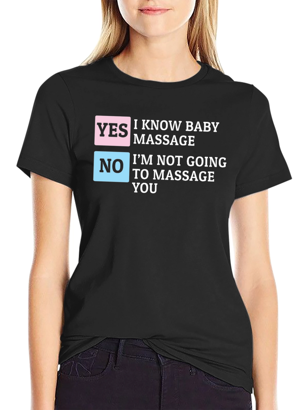 Funny Baby Massage T-Shirt - Humor Dad Tee