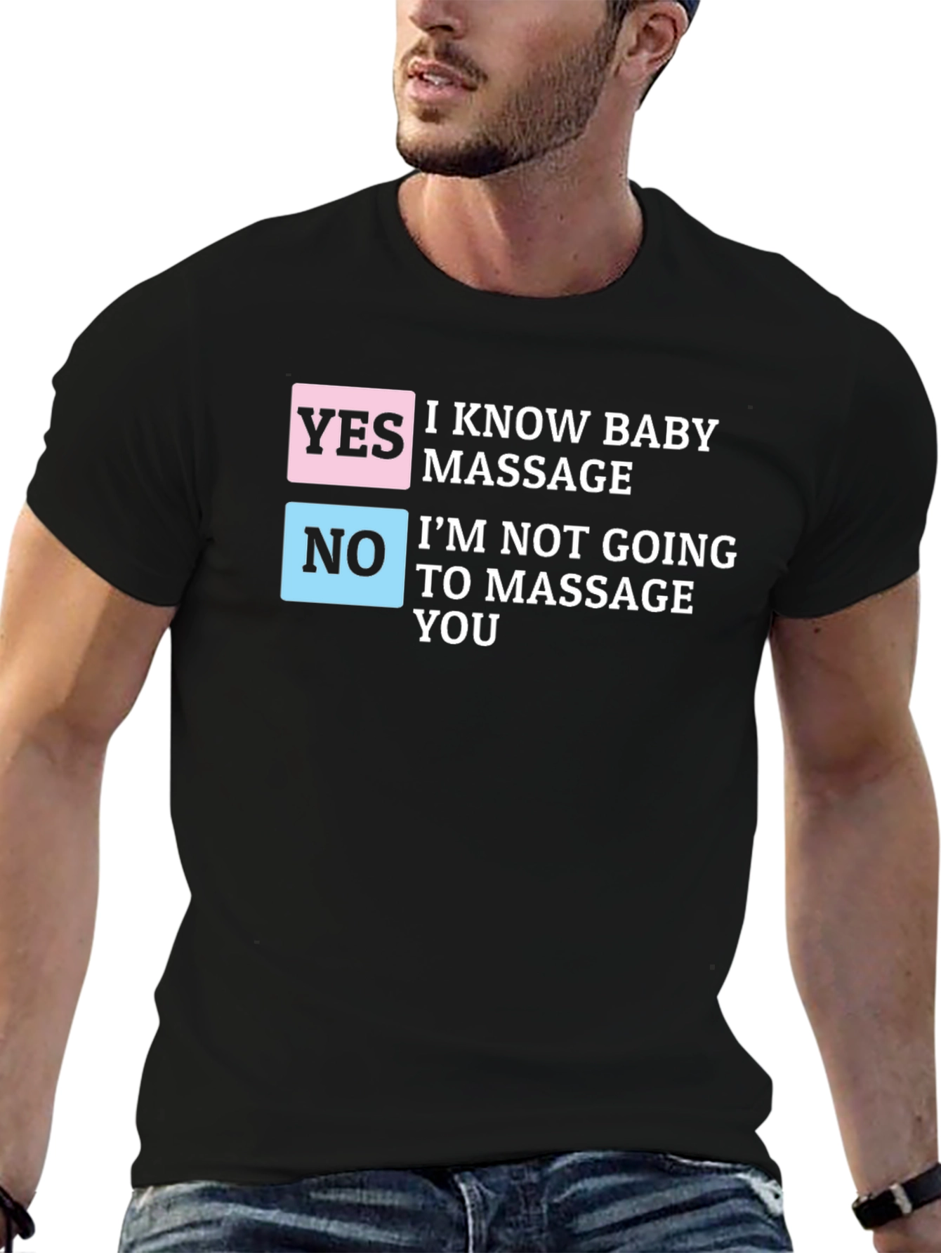 Funny Baby Massage T-Shirt - Humor Dad Tee