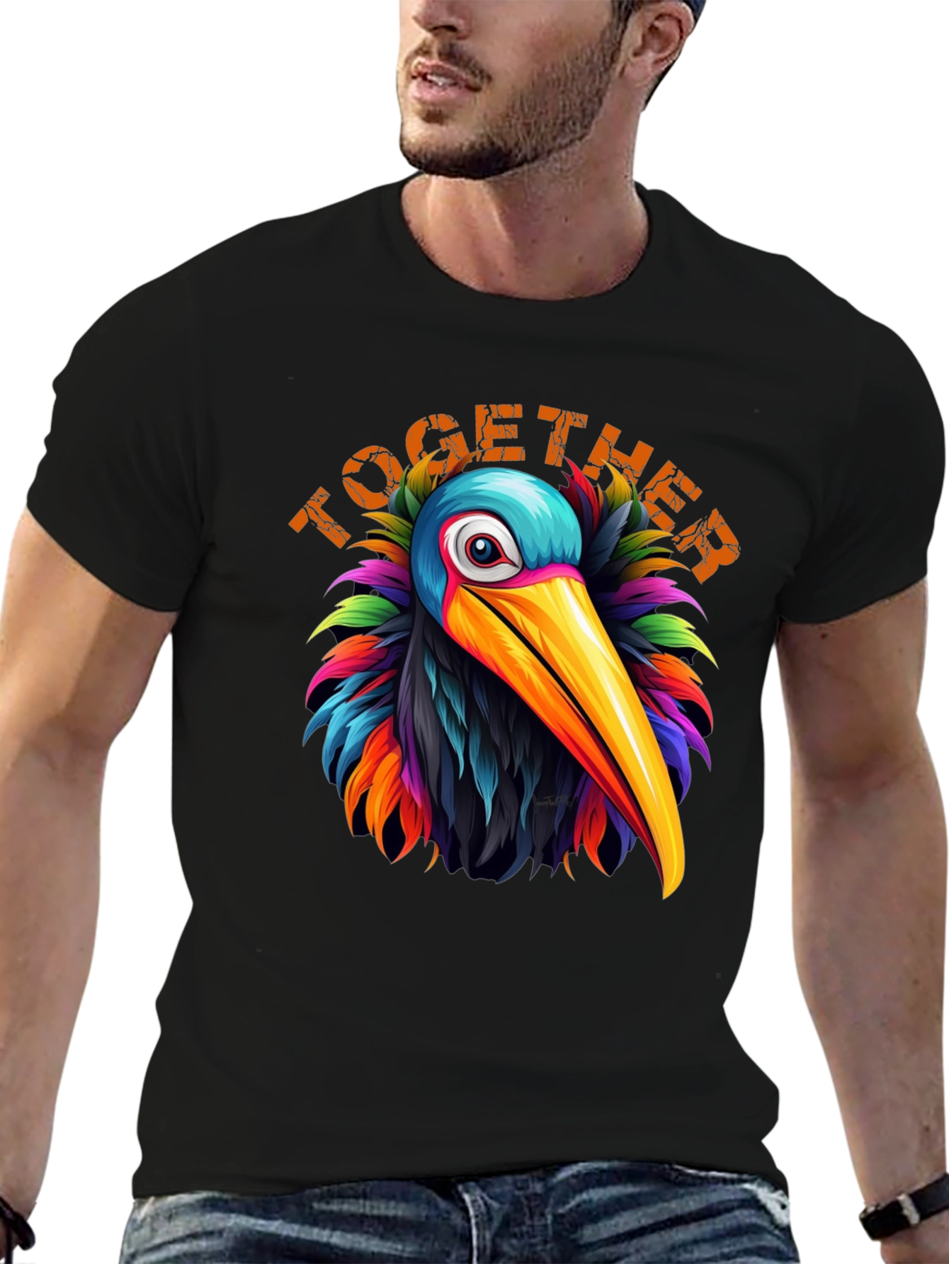 Colorful Bird Together T-Shirt