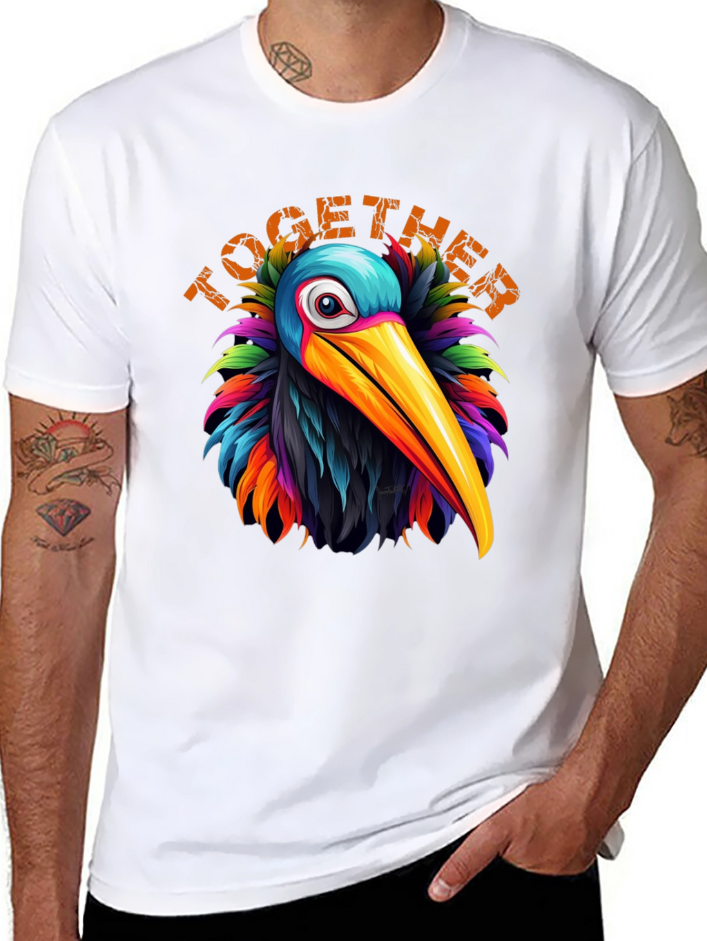Colorful Bird Together T-Shirt