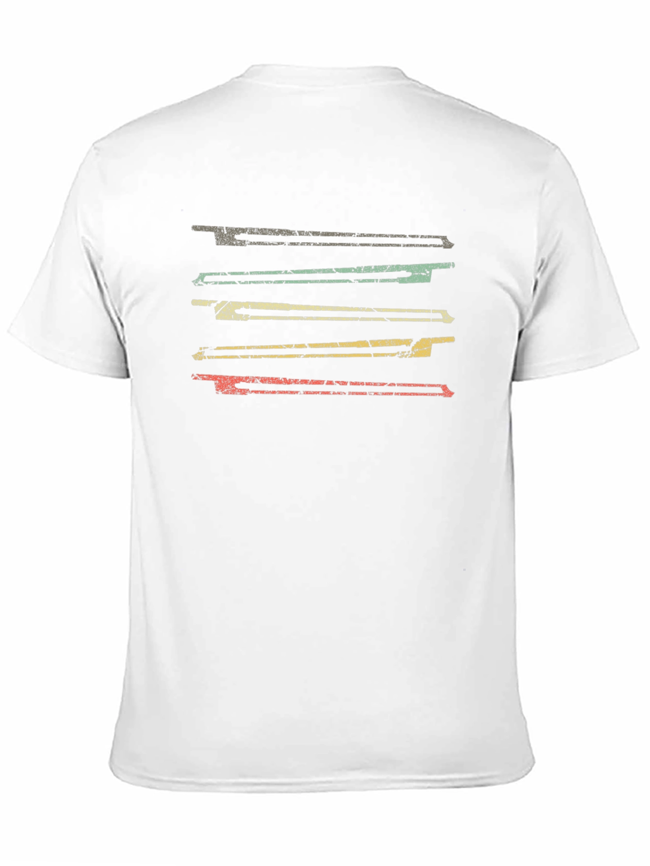 Retro Stripe Graphic Tee - Casual Comfort