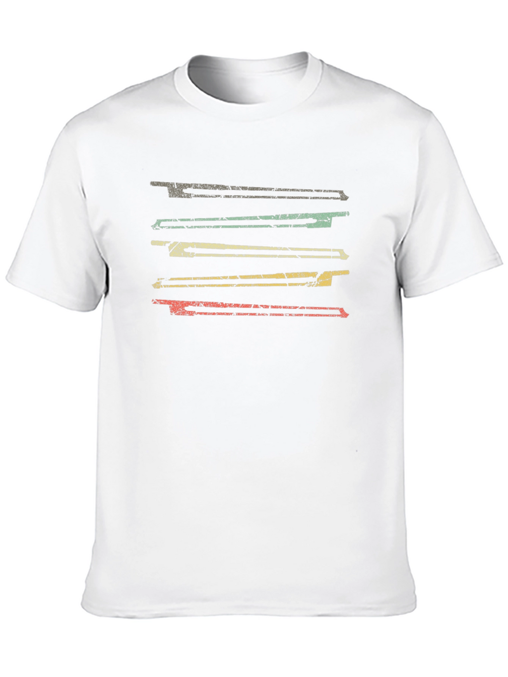 Retro Stripe Graphic Tee - Casual Comfort
