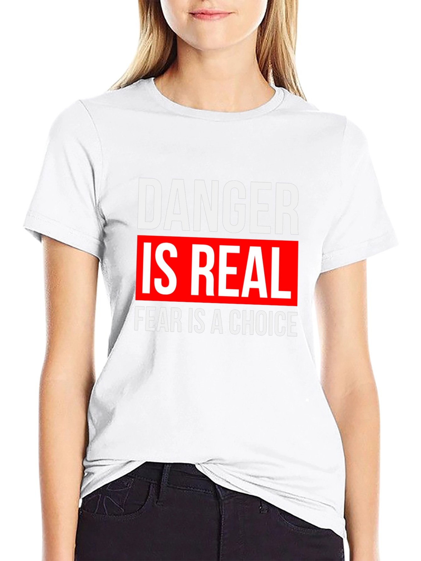Danger is Real Graphic Tee - Motivational T-Shirt