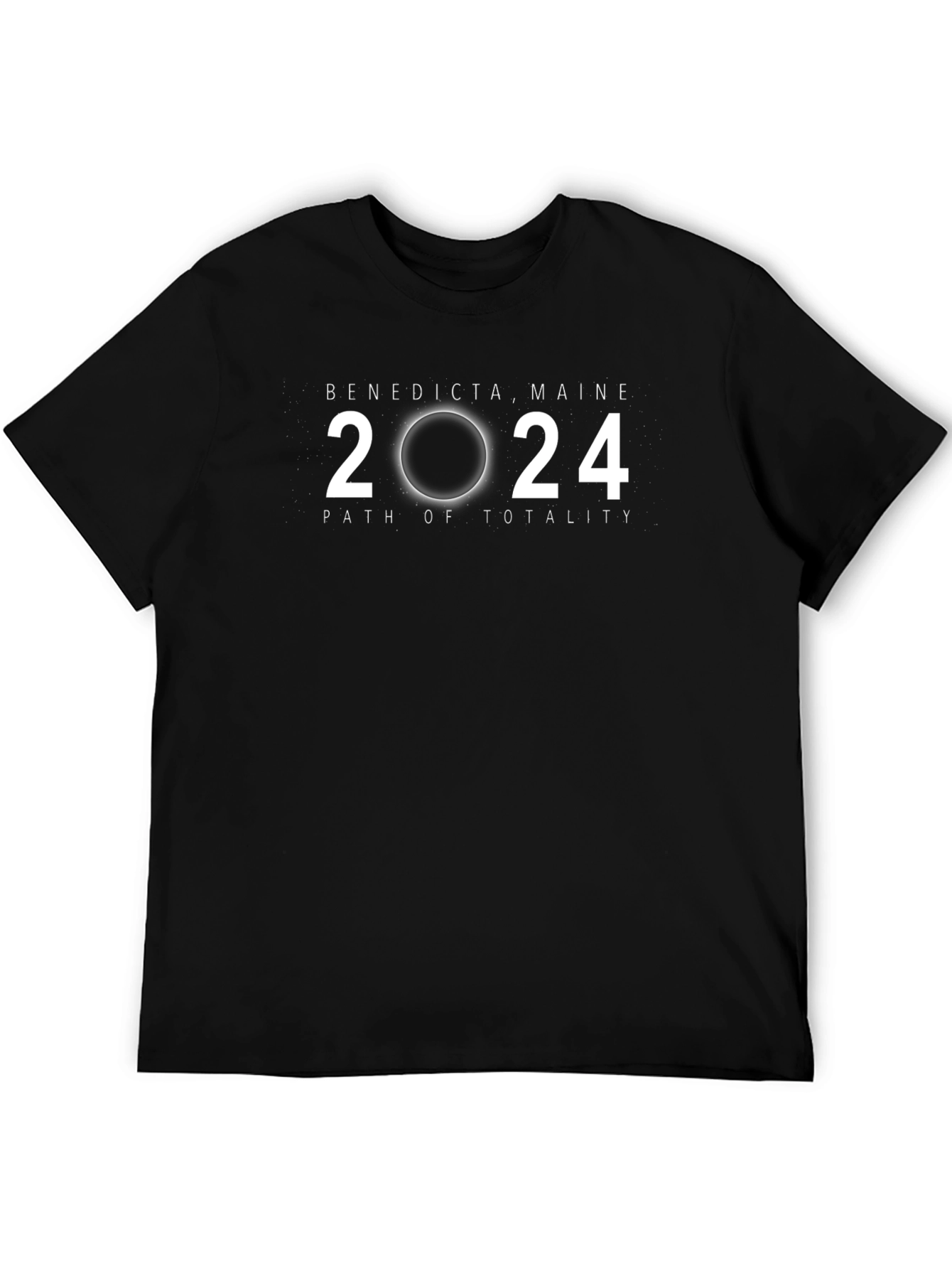 Benedicta Maine 2024 Path of Totality T-Shirt