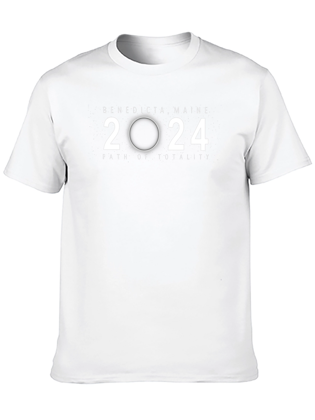 Benedicta Maine 2024 Path of Totality T-Shirt