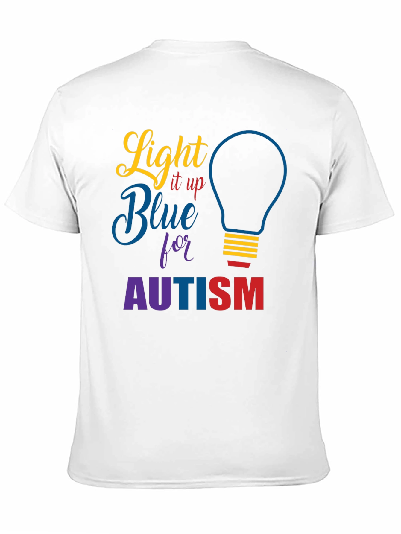 Light It Up Blue Autism Awareness T-Shirt