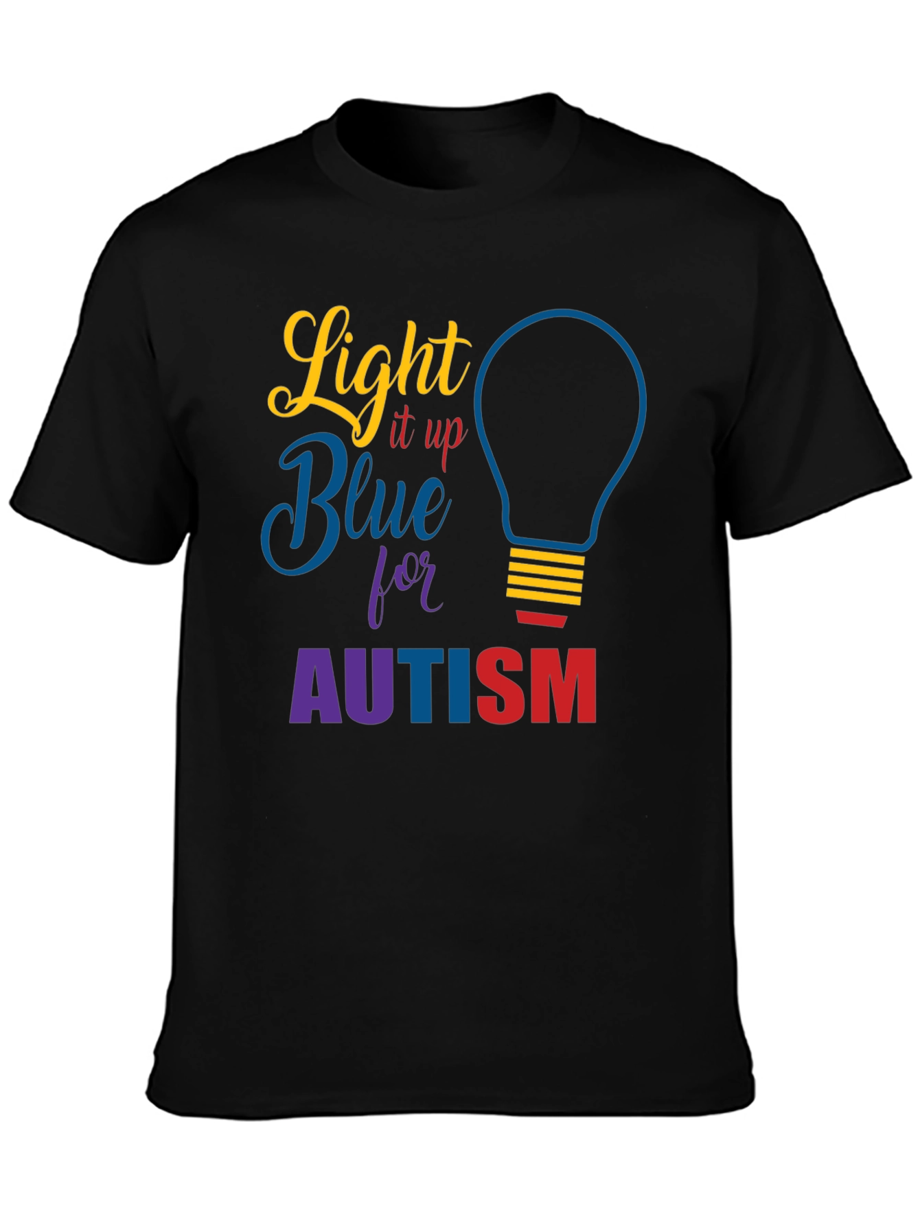Light It Up Blue Autism Awareness T-Shirt