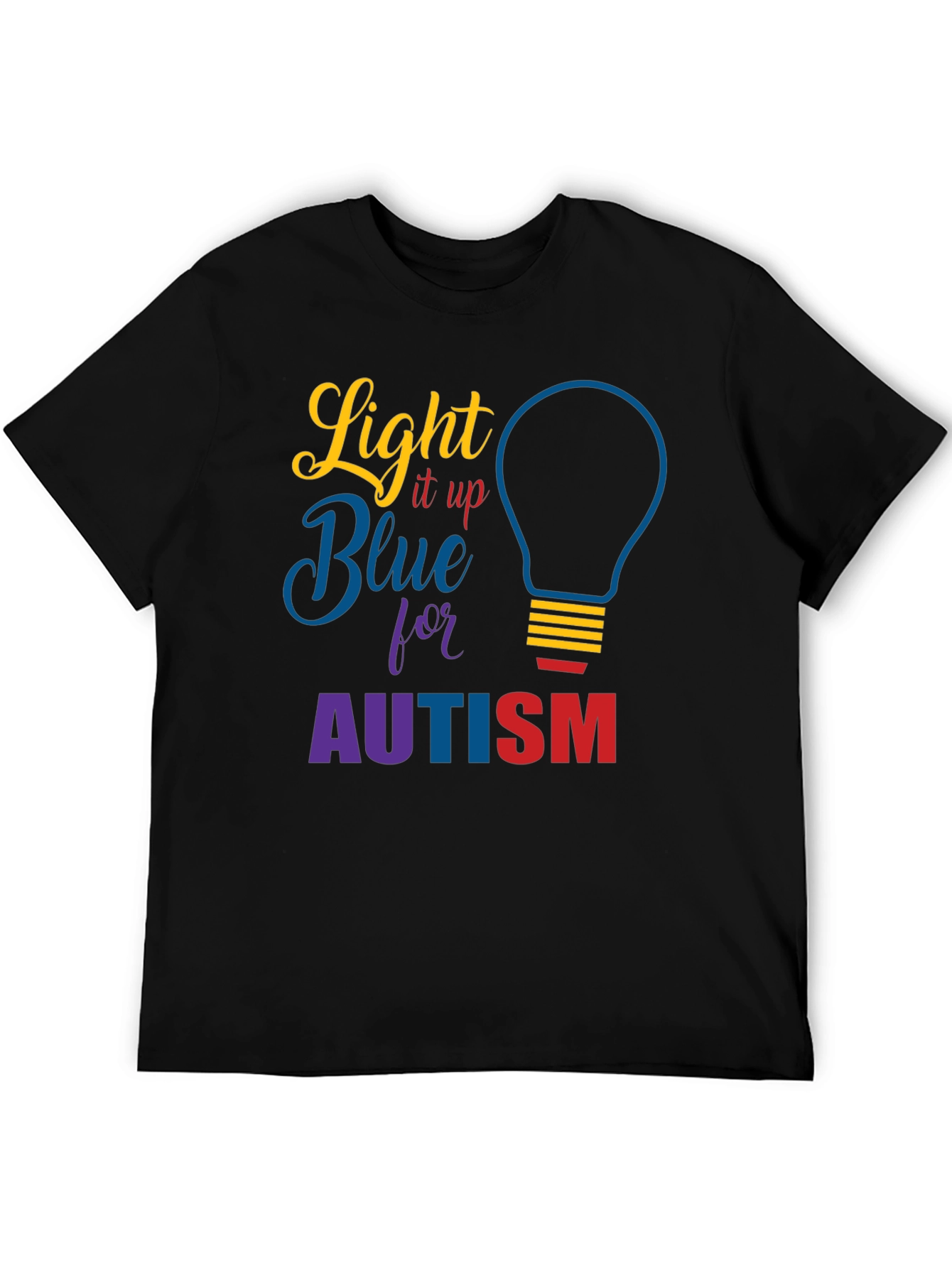 Light It Up Blue Autism Awareness T-Shirt