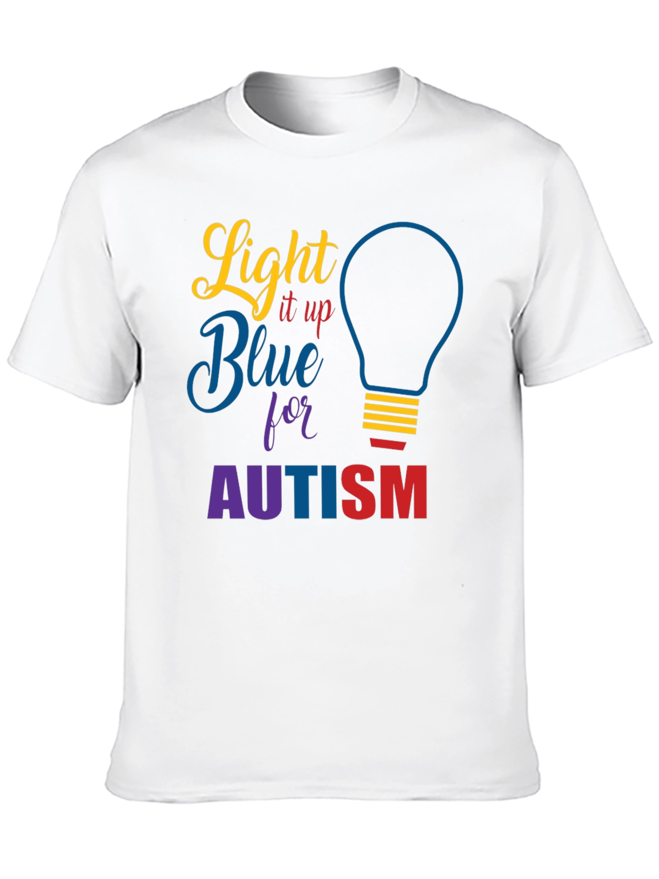 Light It Up Blue Autism Awareness T-Shirt
