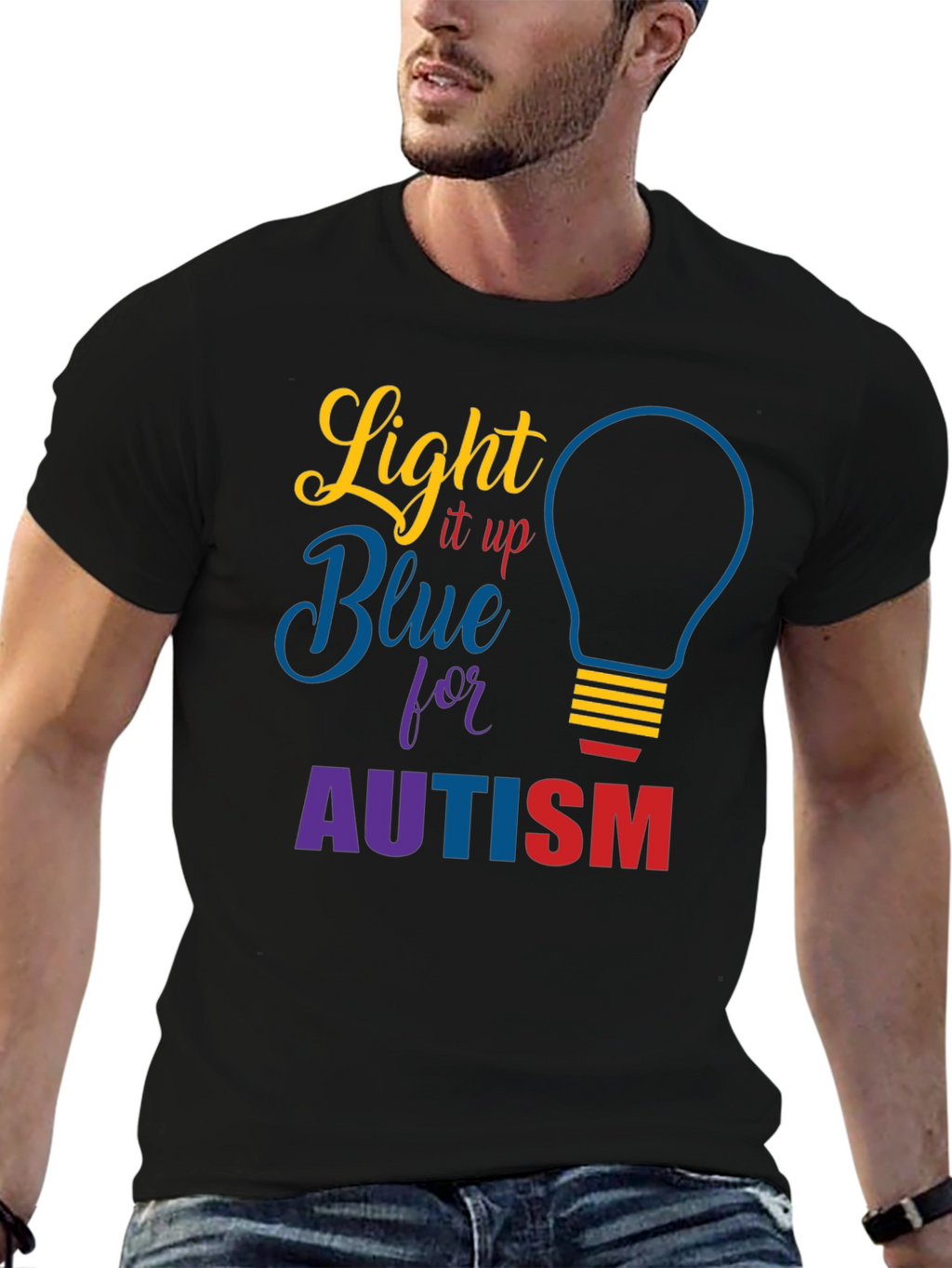 Light It Up Blue Autism Awareness T-Shirt