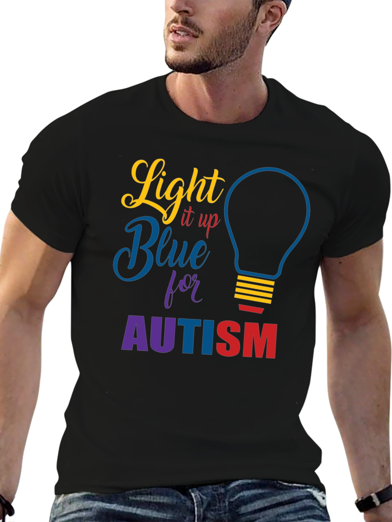 Light It Up Blue Autism Awareness T-Shirt
