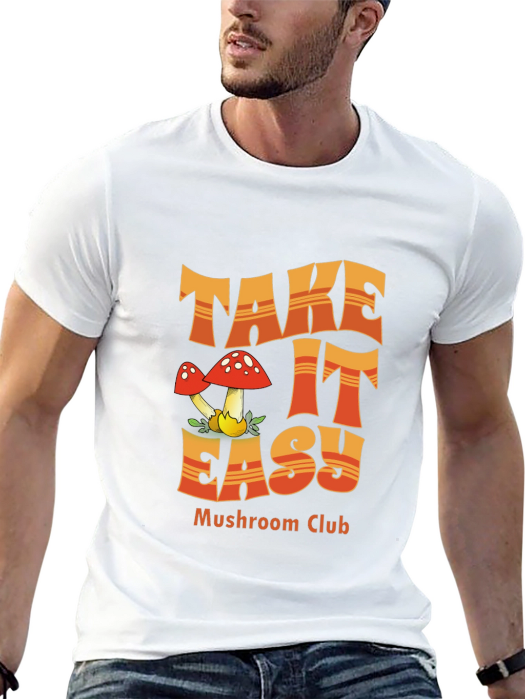 Take It Easy Mushroom Club T-Shirt