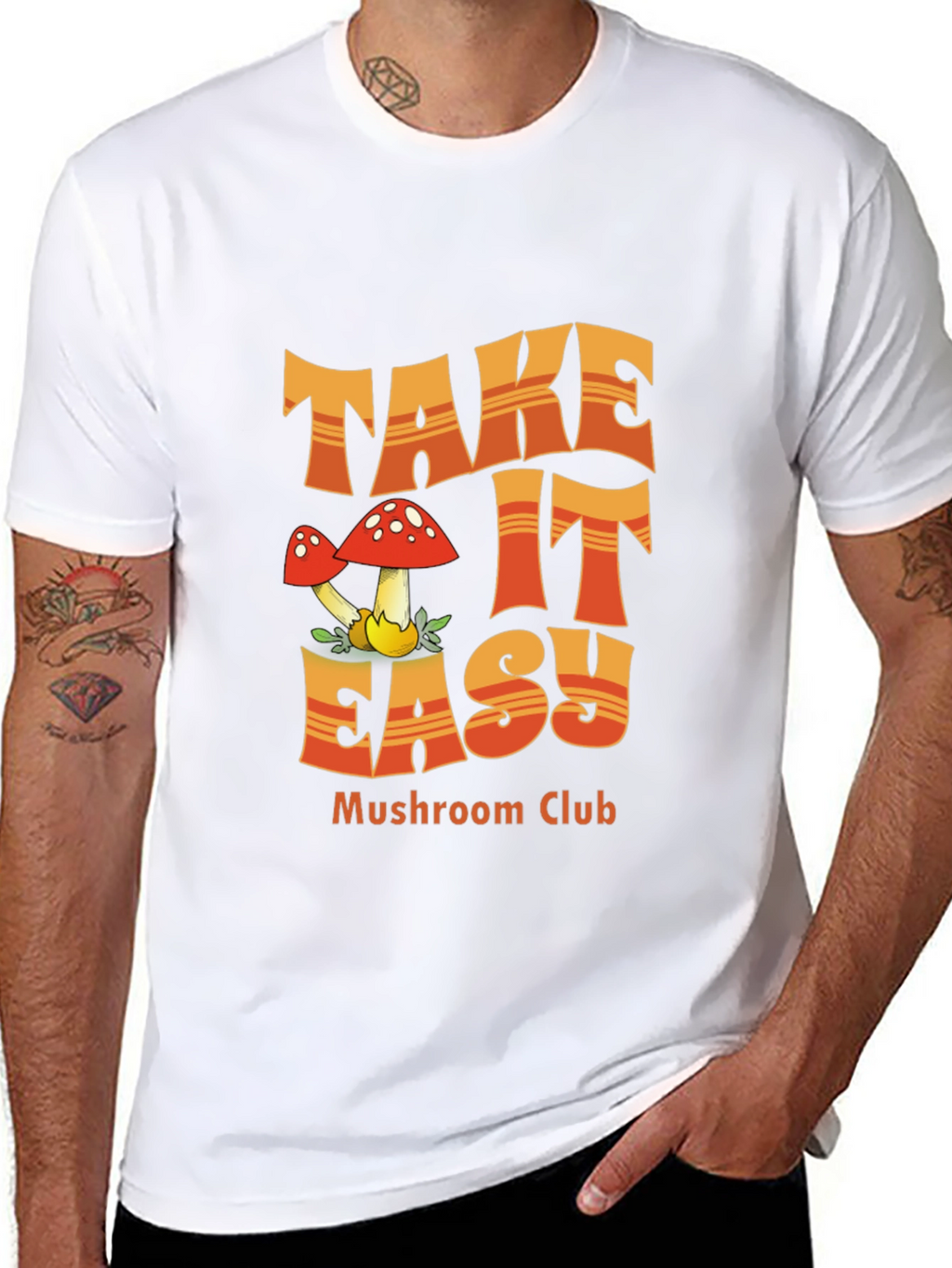 Take It Easy Mushroom Club T-Shirt