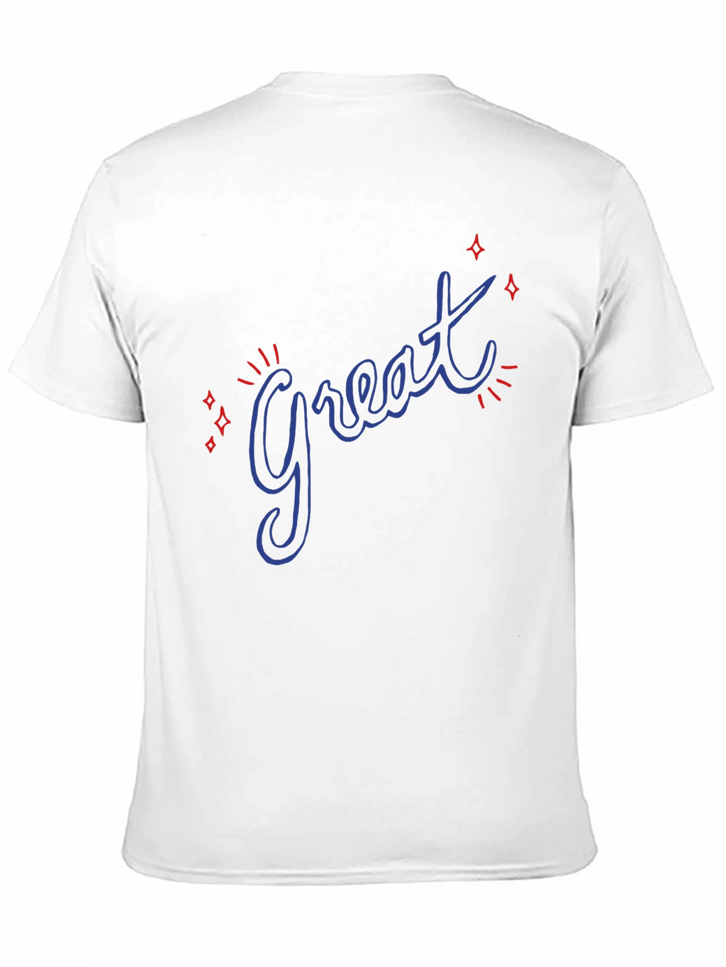 Great Graphic Tee - Trendy Casual Black T-Shirt