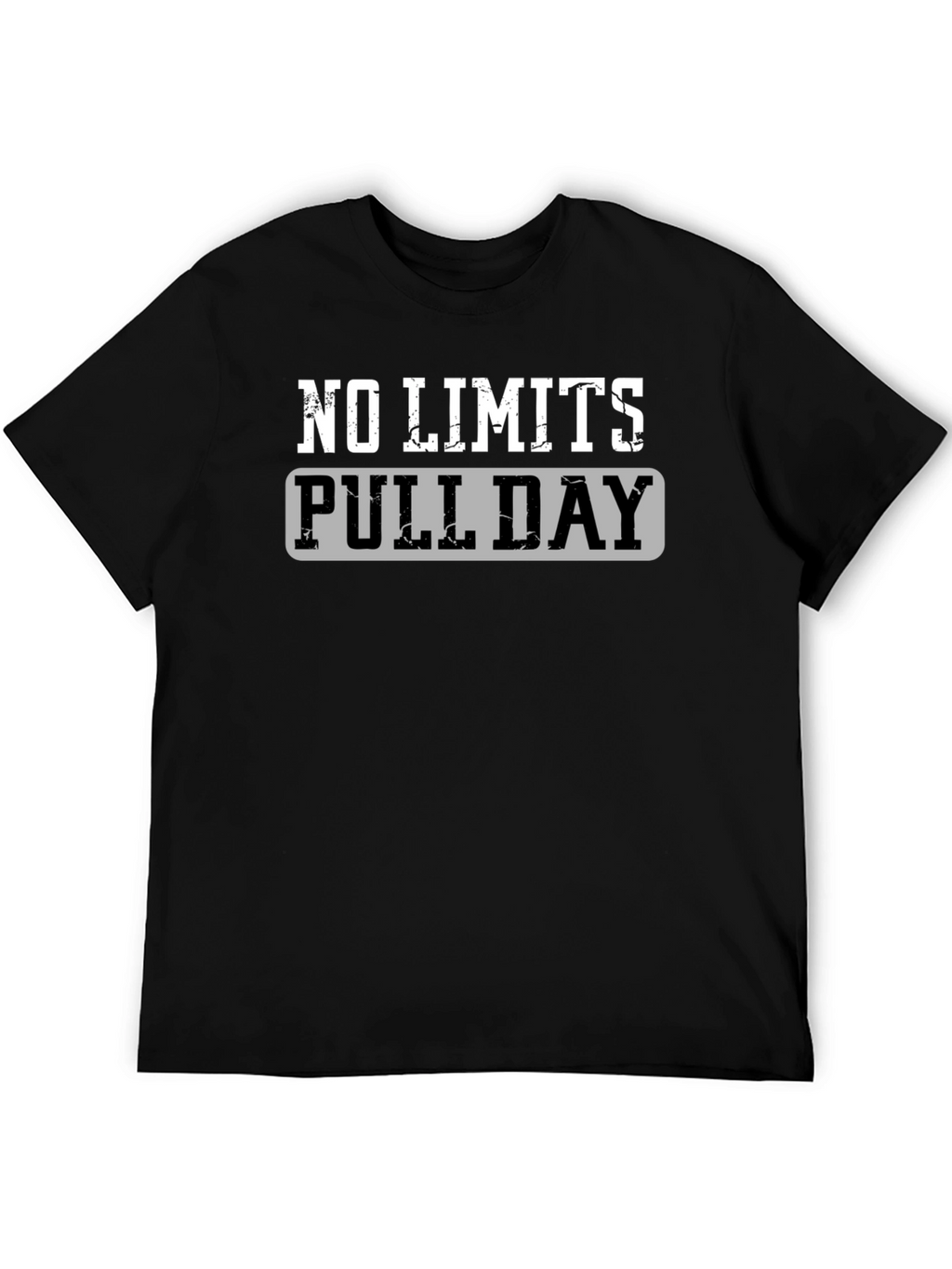 No Limits Pull Day Black Graphic T-Shirt