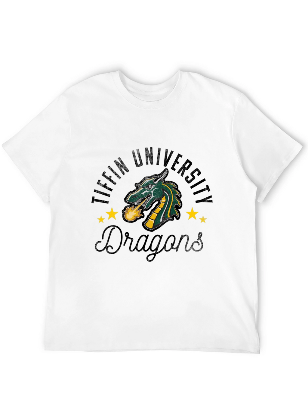 Tiffin University Dragons Black T-Shirt