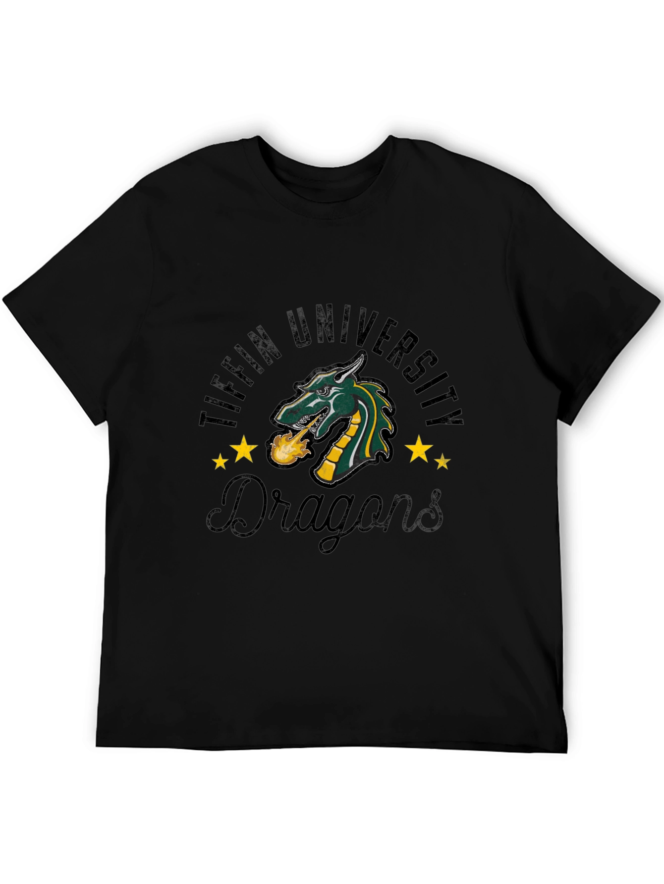Tiffin University Dragons Black T-Shirt