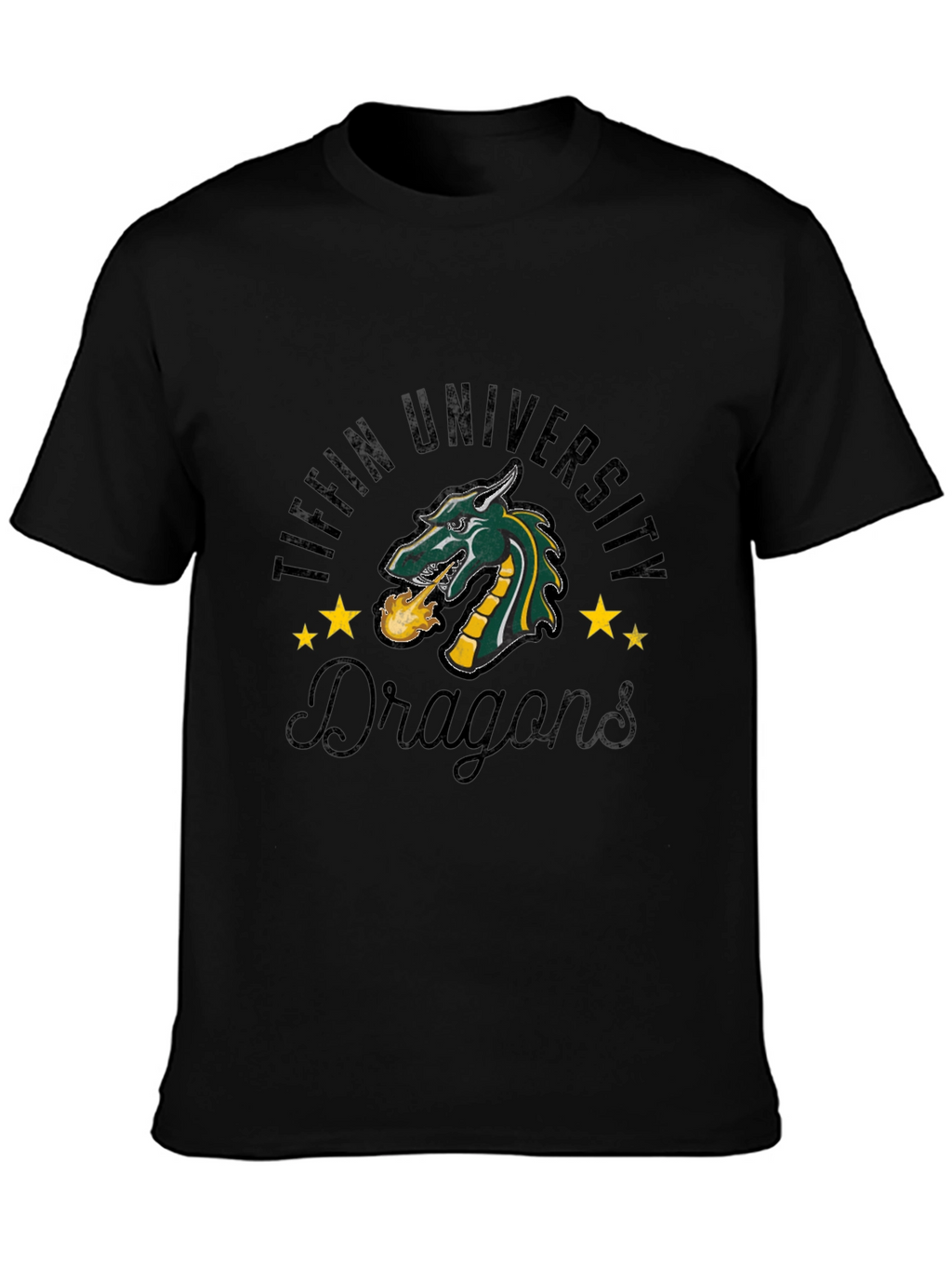 Tiffin University Dragons Black T-Shirt