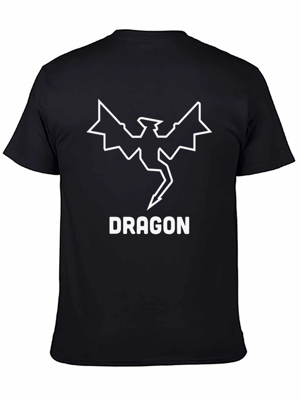 Dragon Graphic T-Shirt - Cool & Casual Black Tee