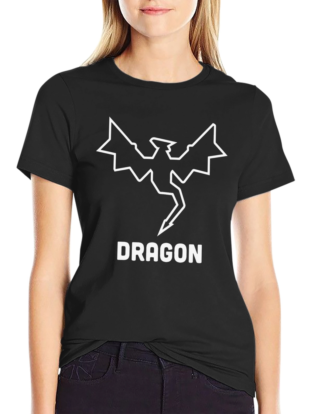 Dragon Graphic T-Shirt - Cool & Casual Black Tee