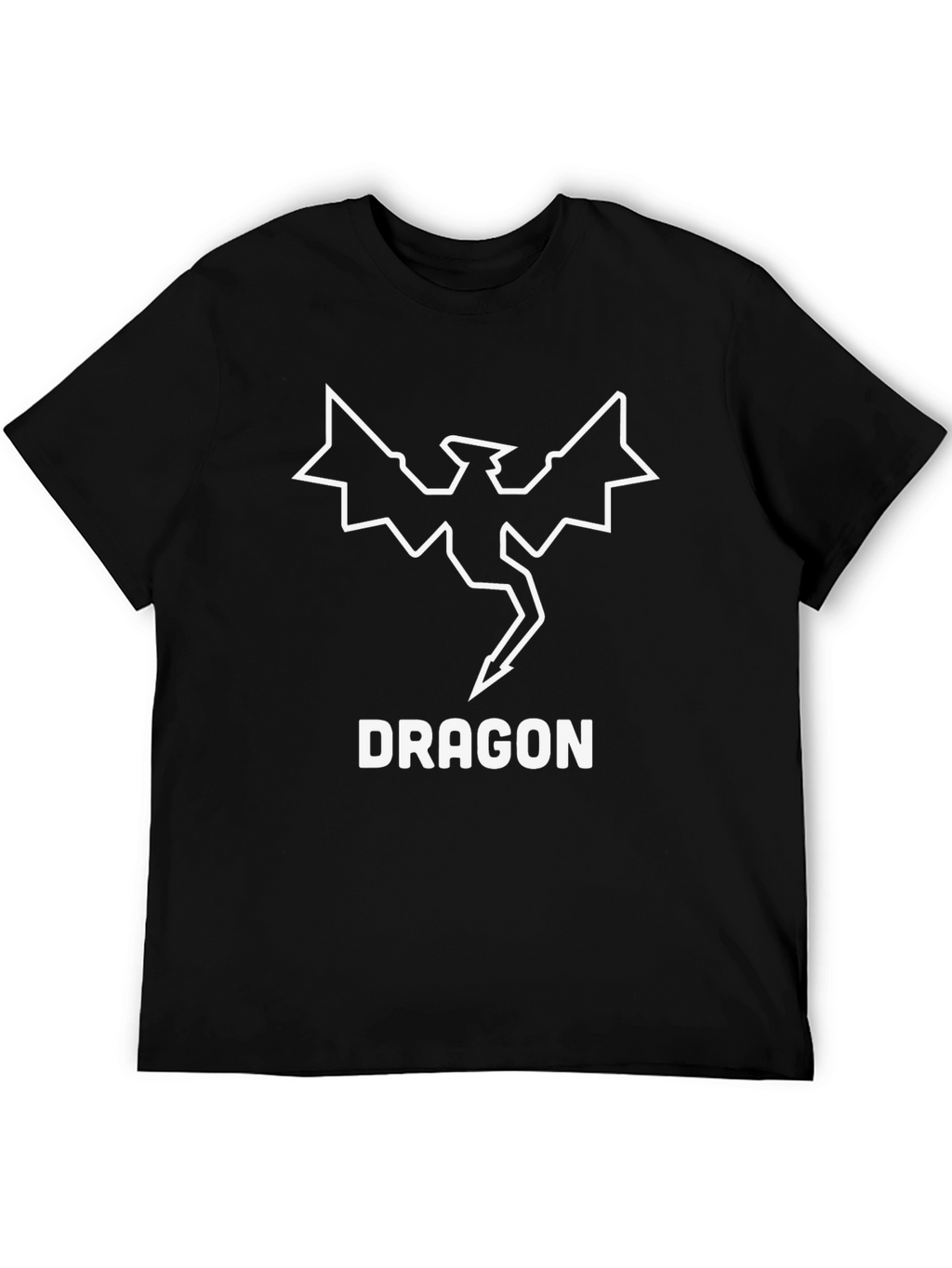 Dragon Graphic T-Shirt - Cool & Casual Black Tee