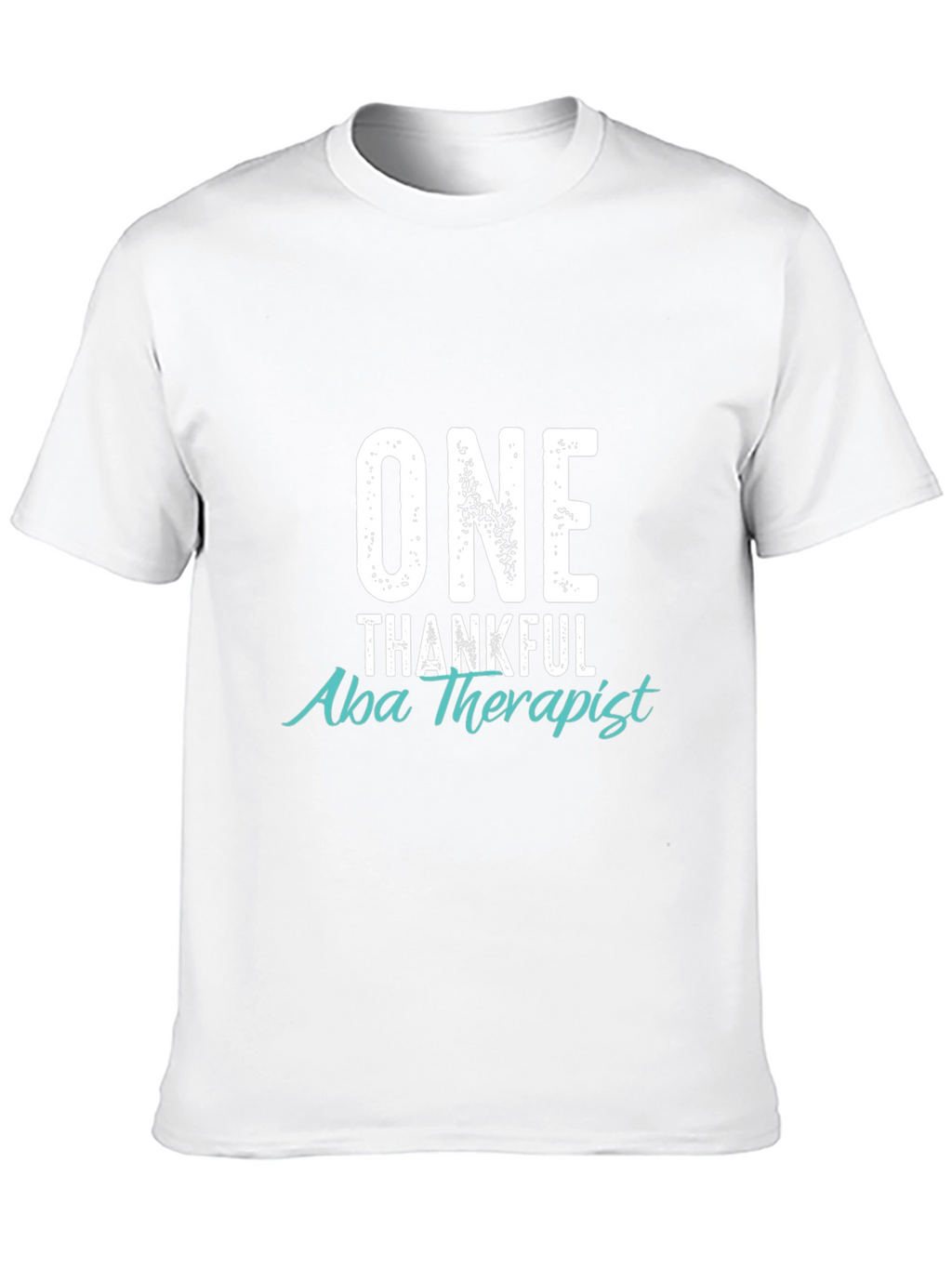 One Thankful Aba Therapist Black T-Shirt