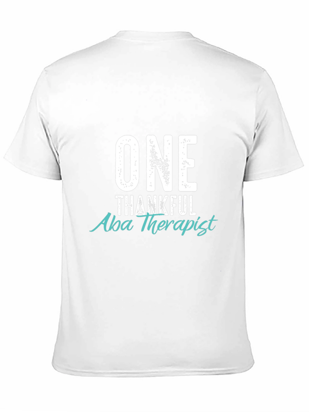 One Thankful Aba Therapist Black T-Shirt